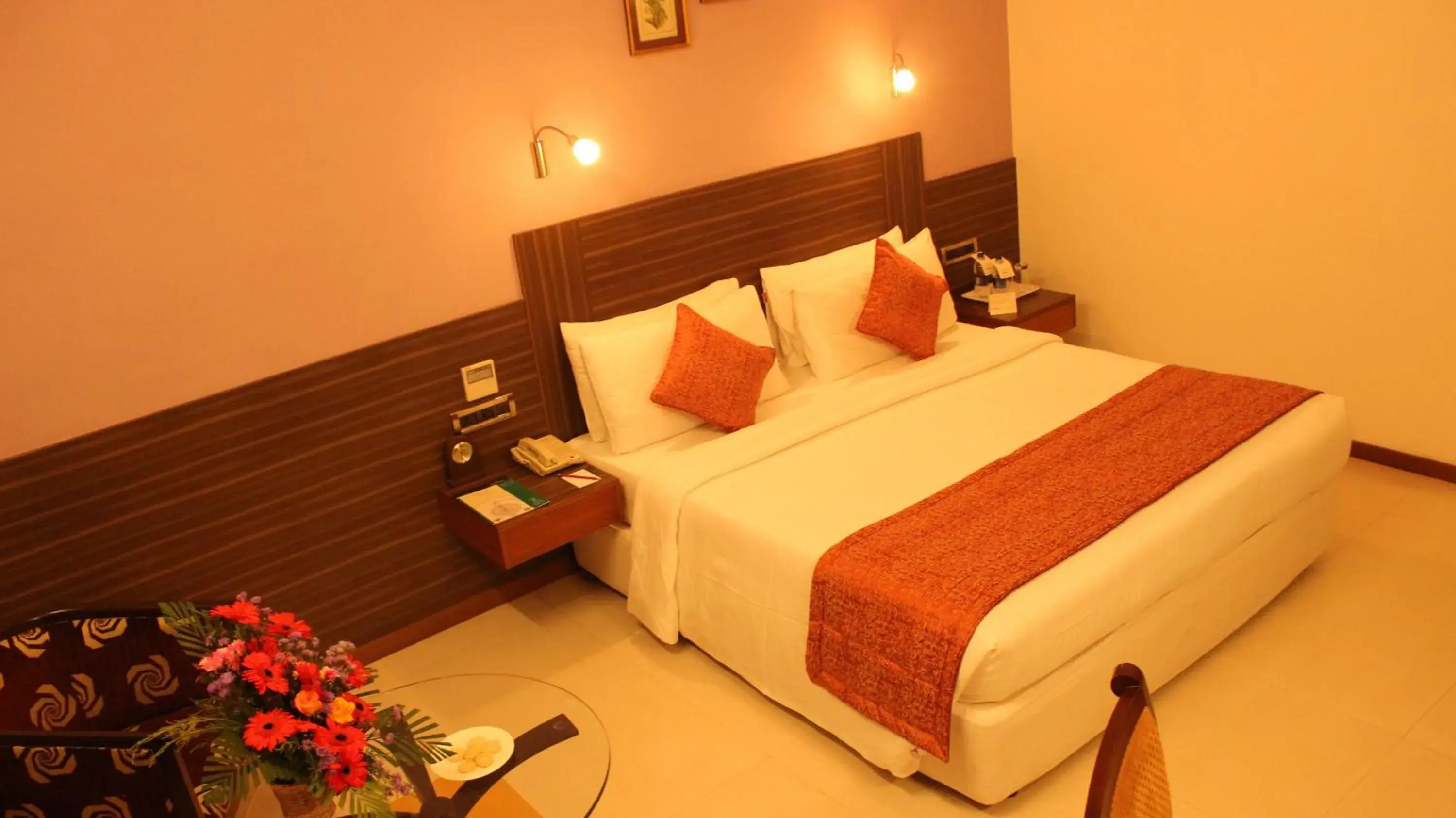 Bed in Sangam Hotel, Thanjavur Bed in Sangam Hotel, Thanjavur