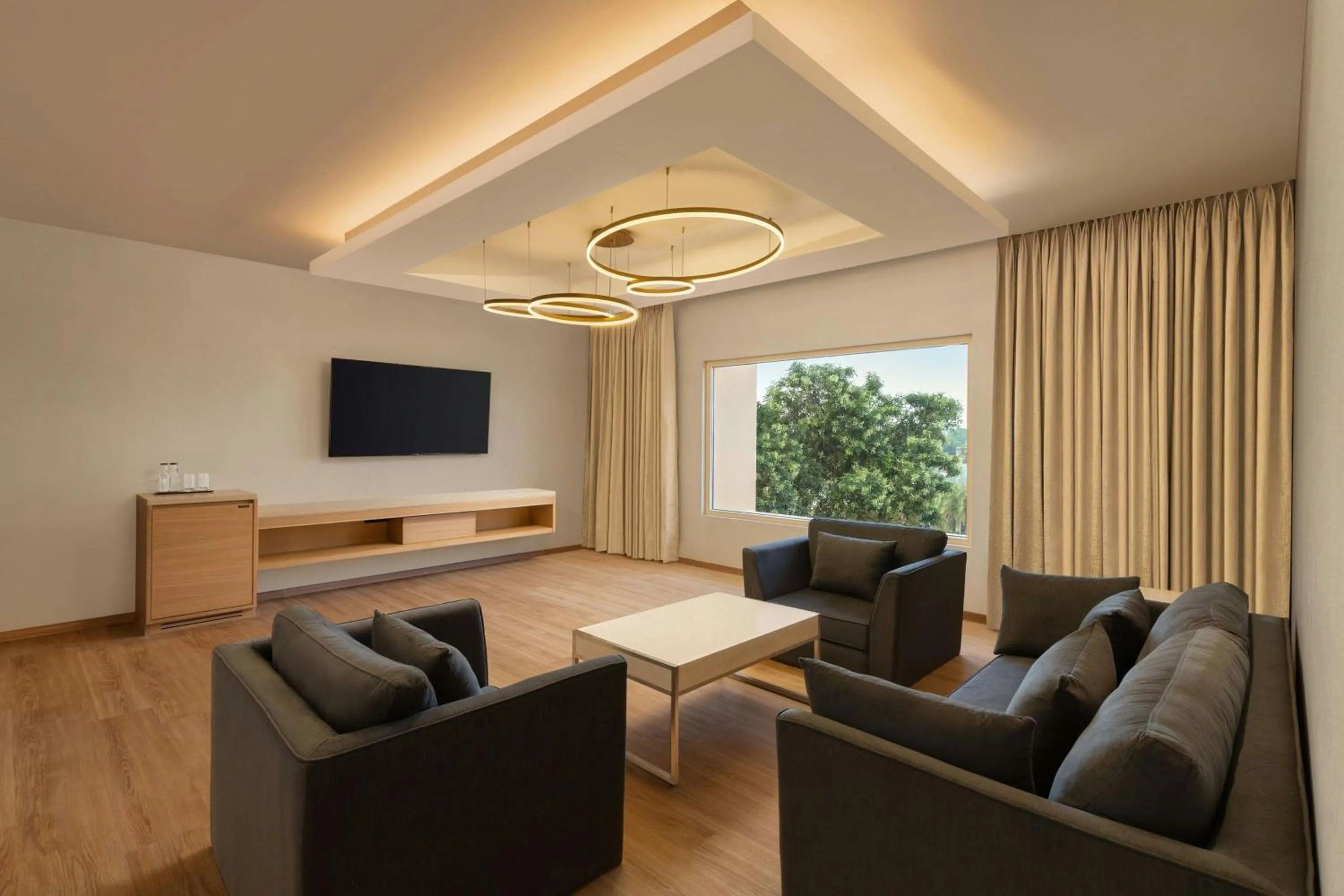 Living room in Courtyard by Marriott Tiruchirappalli