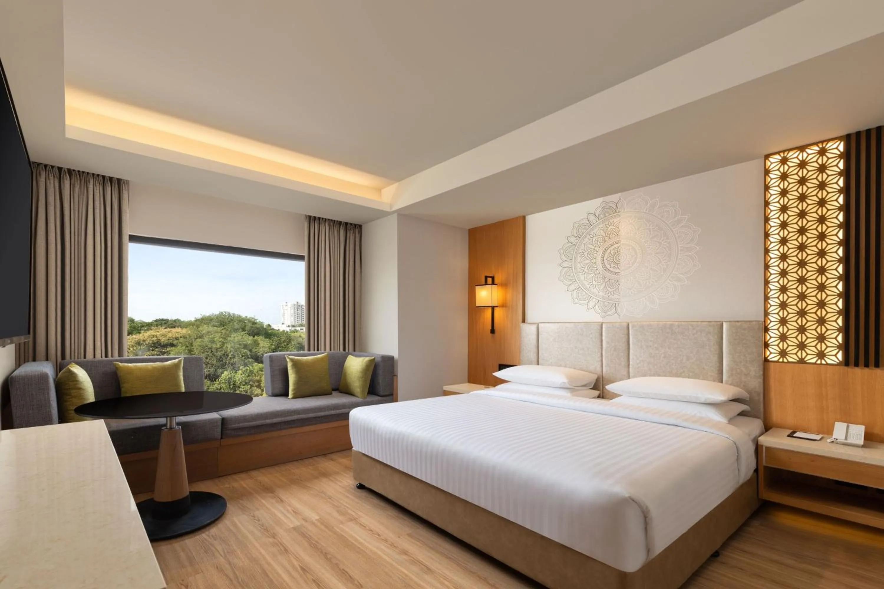 Bedroom, Bed in Courtyard by Marriott Tiruchirappalli