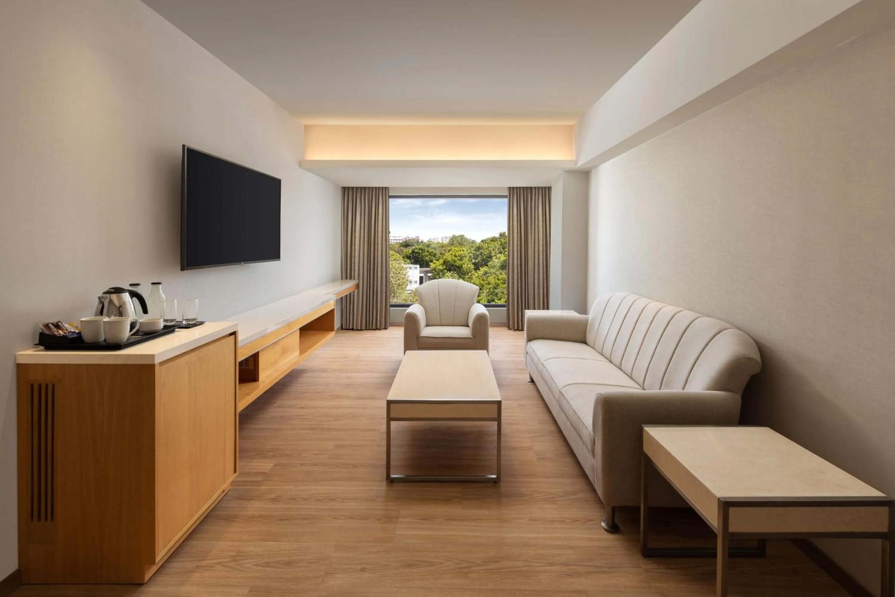 Living room in Courtyard by Marriott Tiruchirappalli