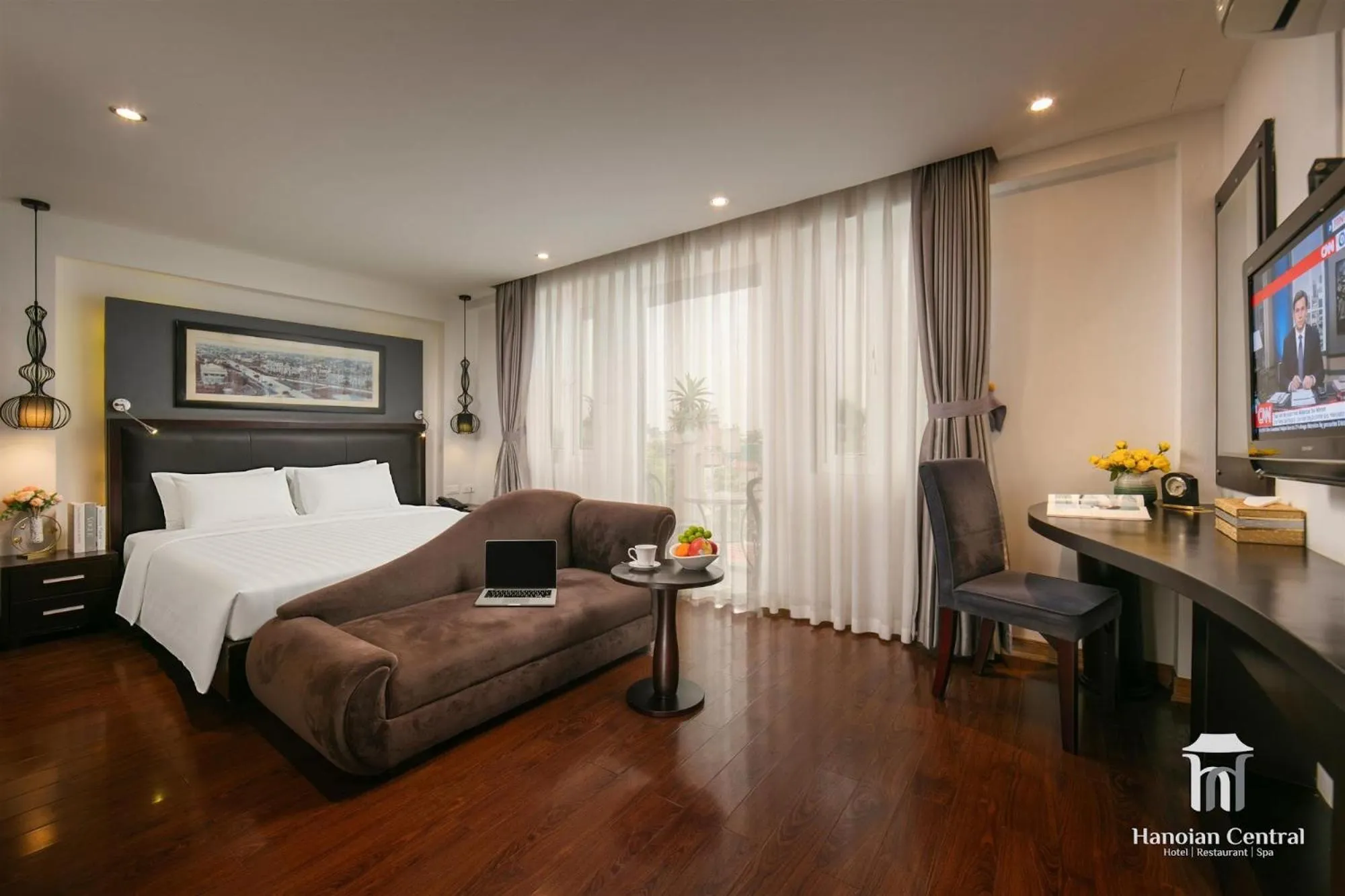 Photo of the whole room, Bed in Hanoian Central Hotel & Spa