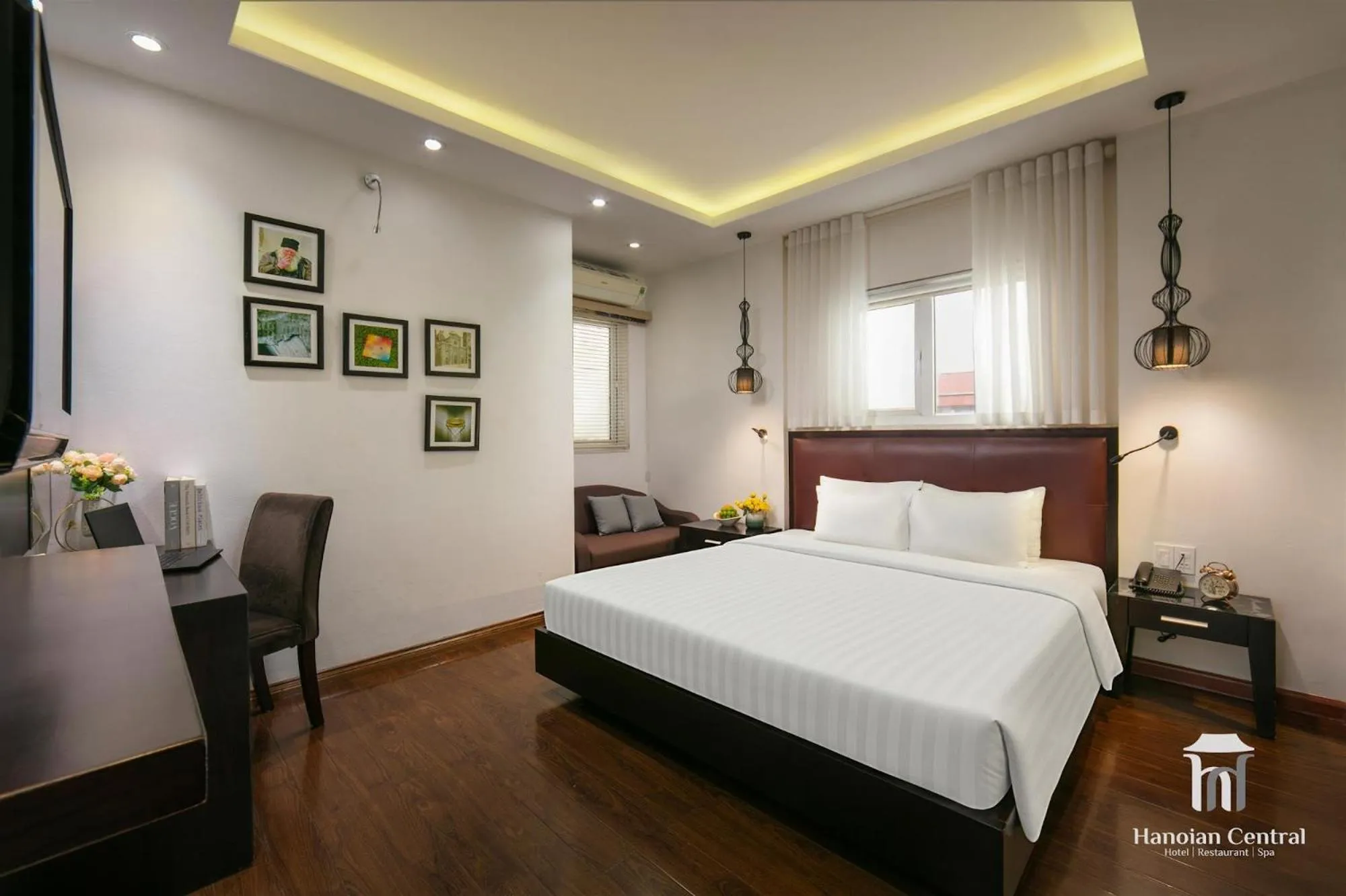 Bedroom, Bed in Hanoian Central Hotel & Spa