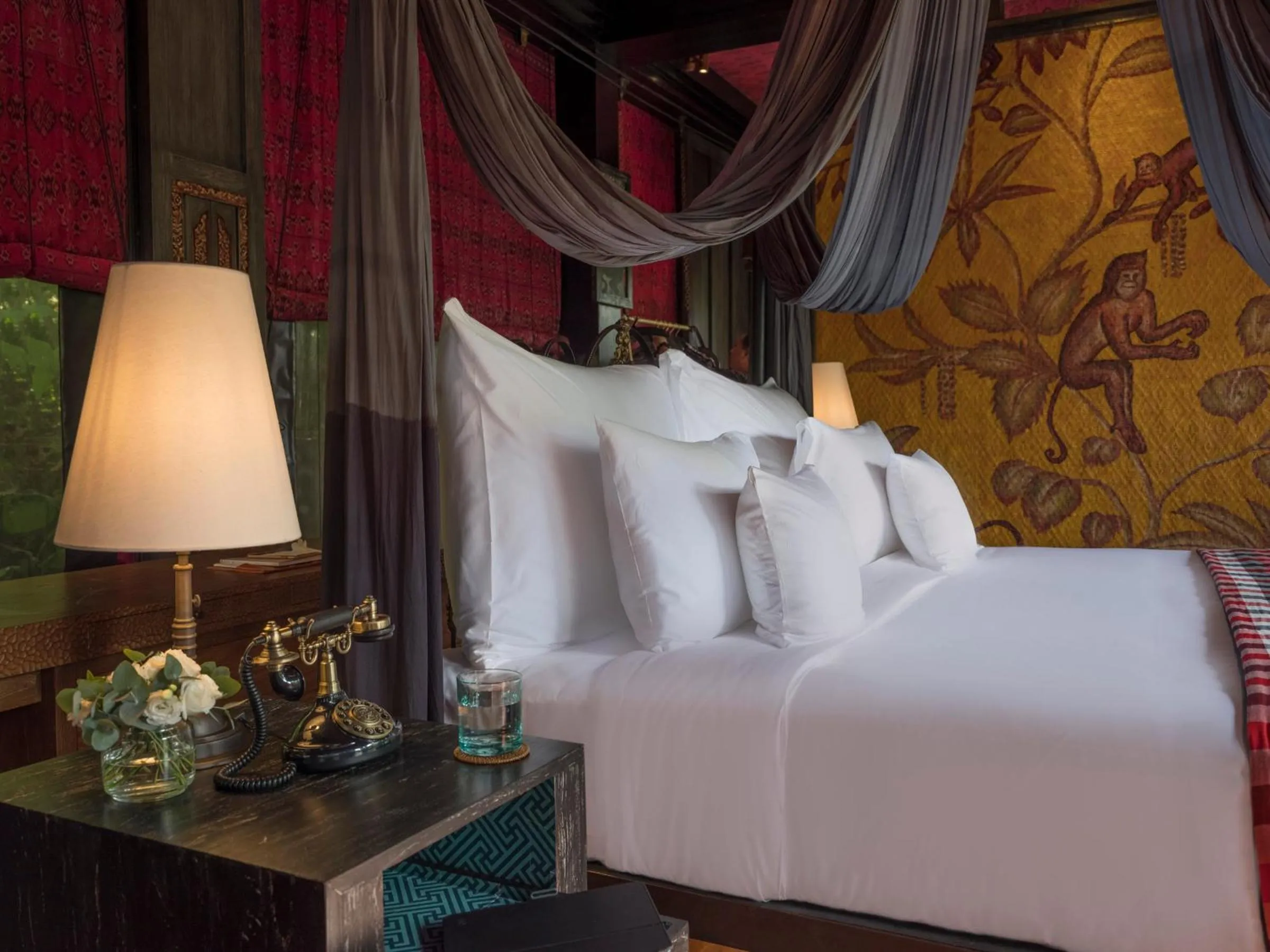 Bedroom, Bed in Capella Ubud, Bali