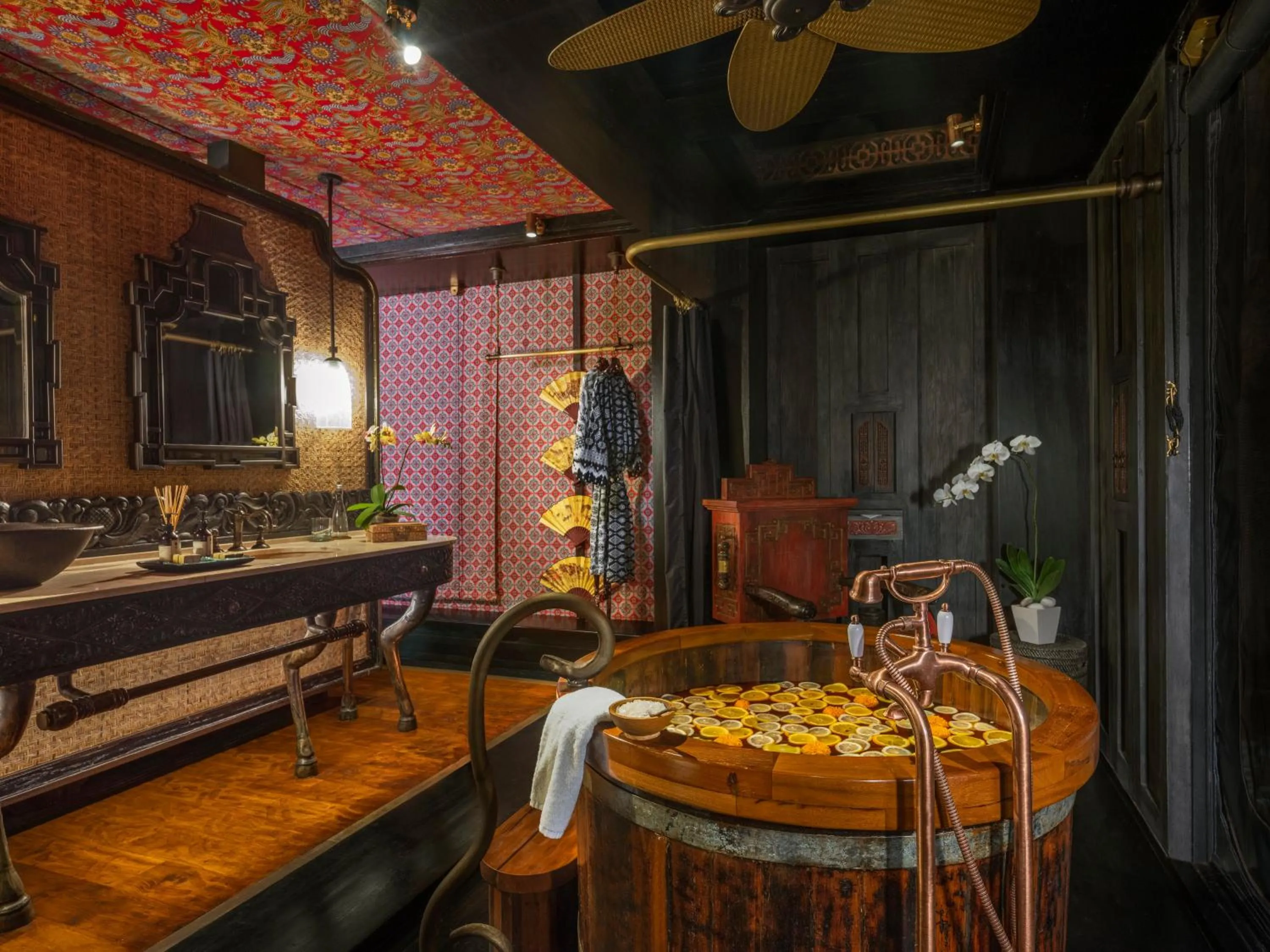 Bathroom in Capella Ubud, Bali