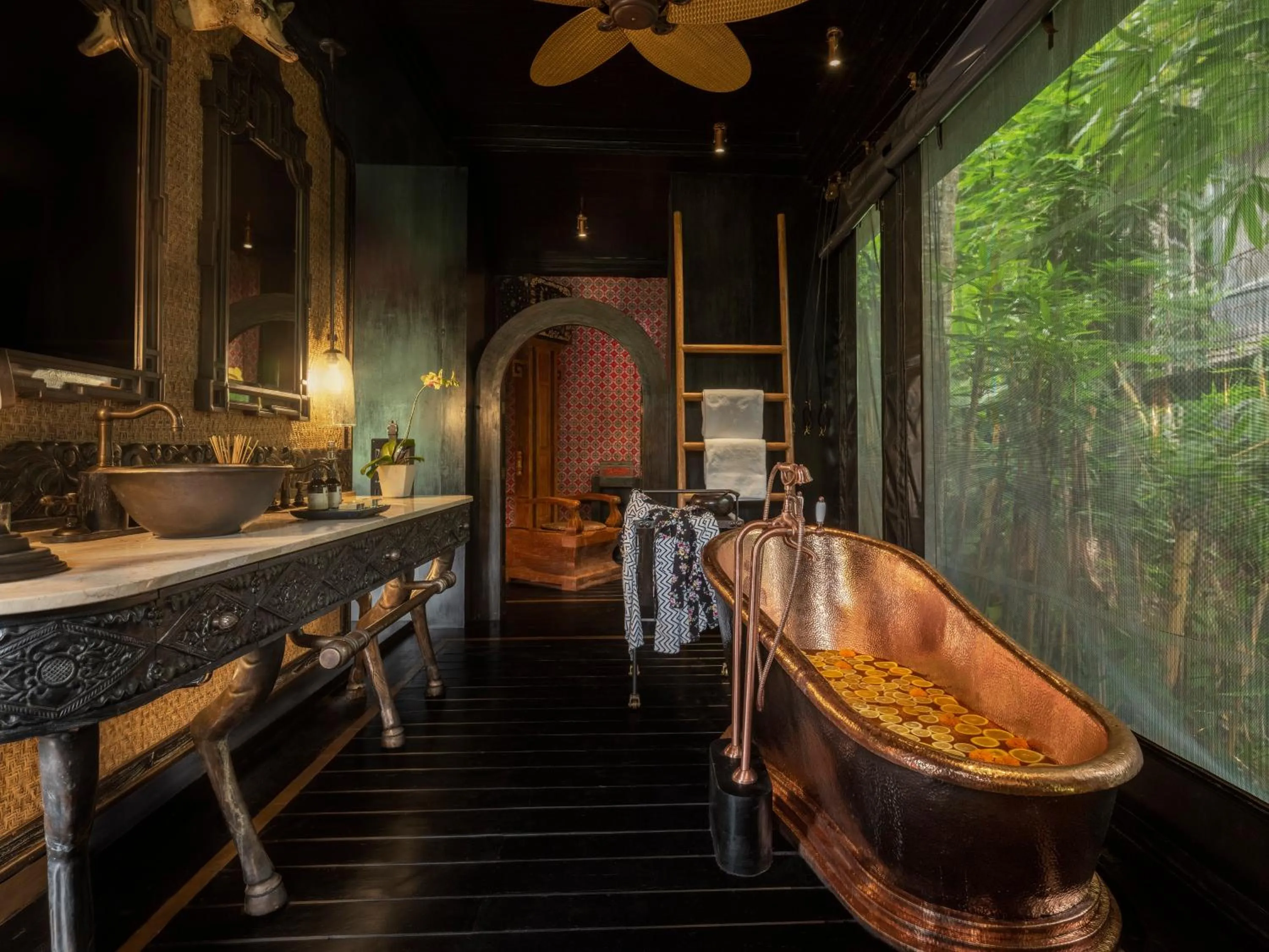 Bathroom in Capella Ubud, Bali