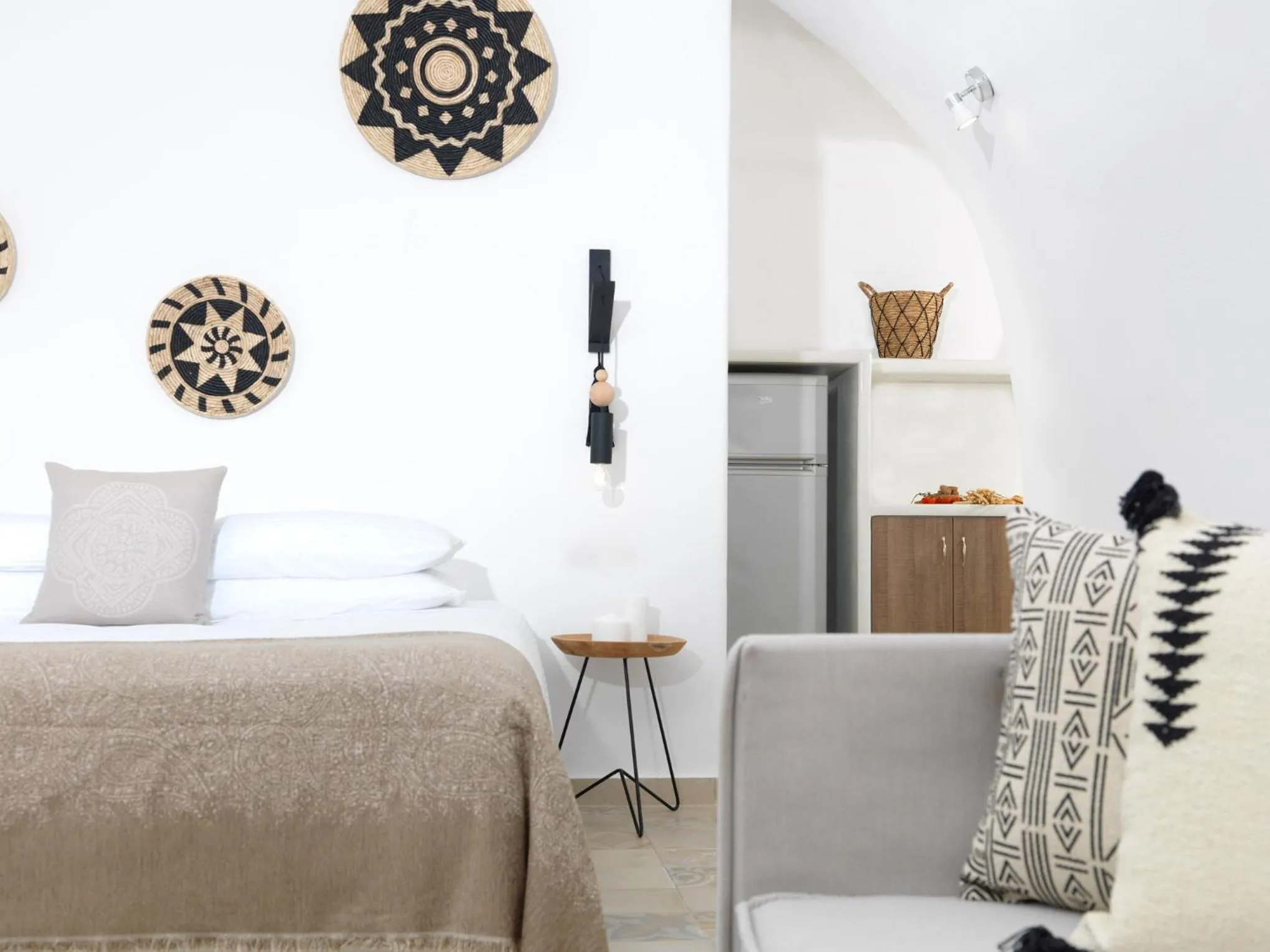 Bed in Drops Cave Houses