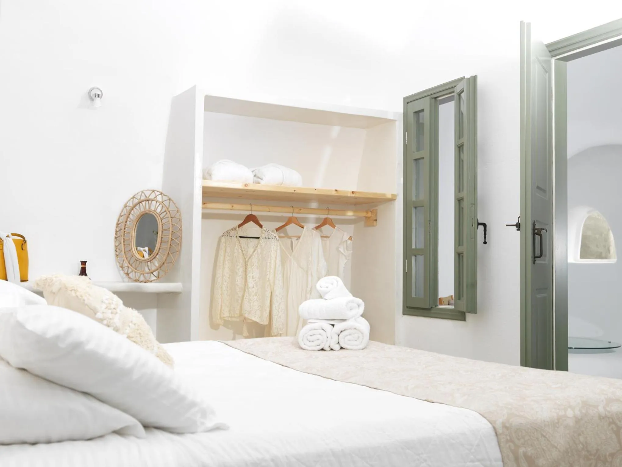 Bed in Drops Cave Houses