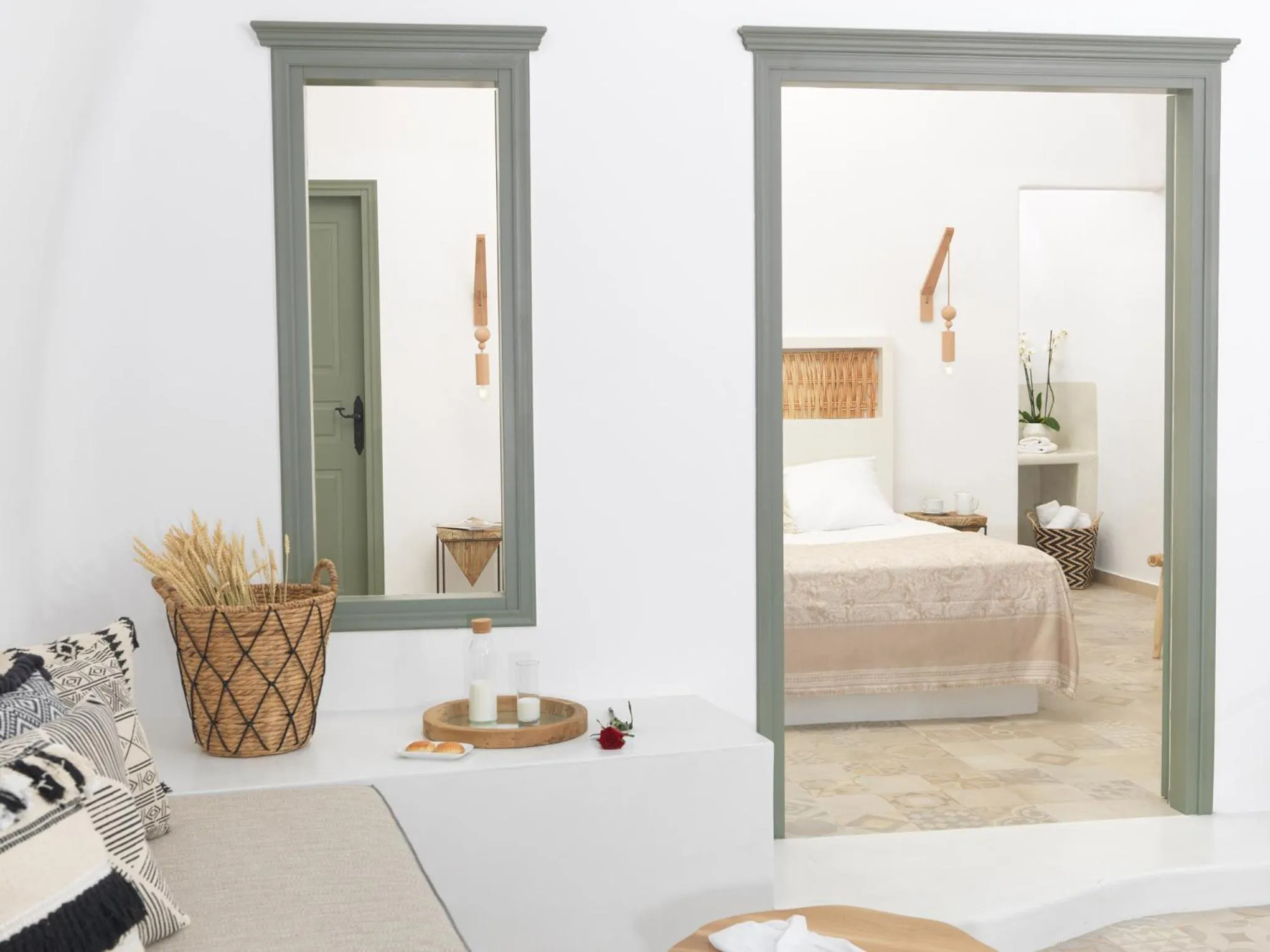 Bed in Drops Cave Houses