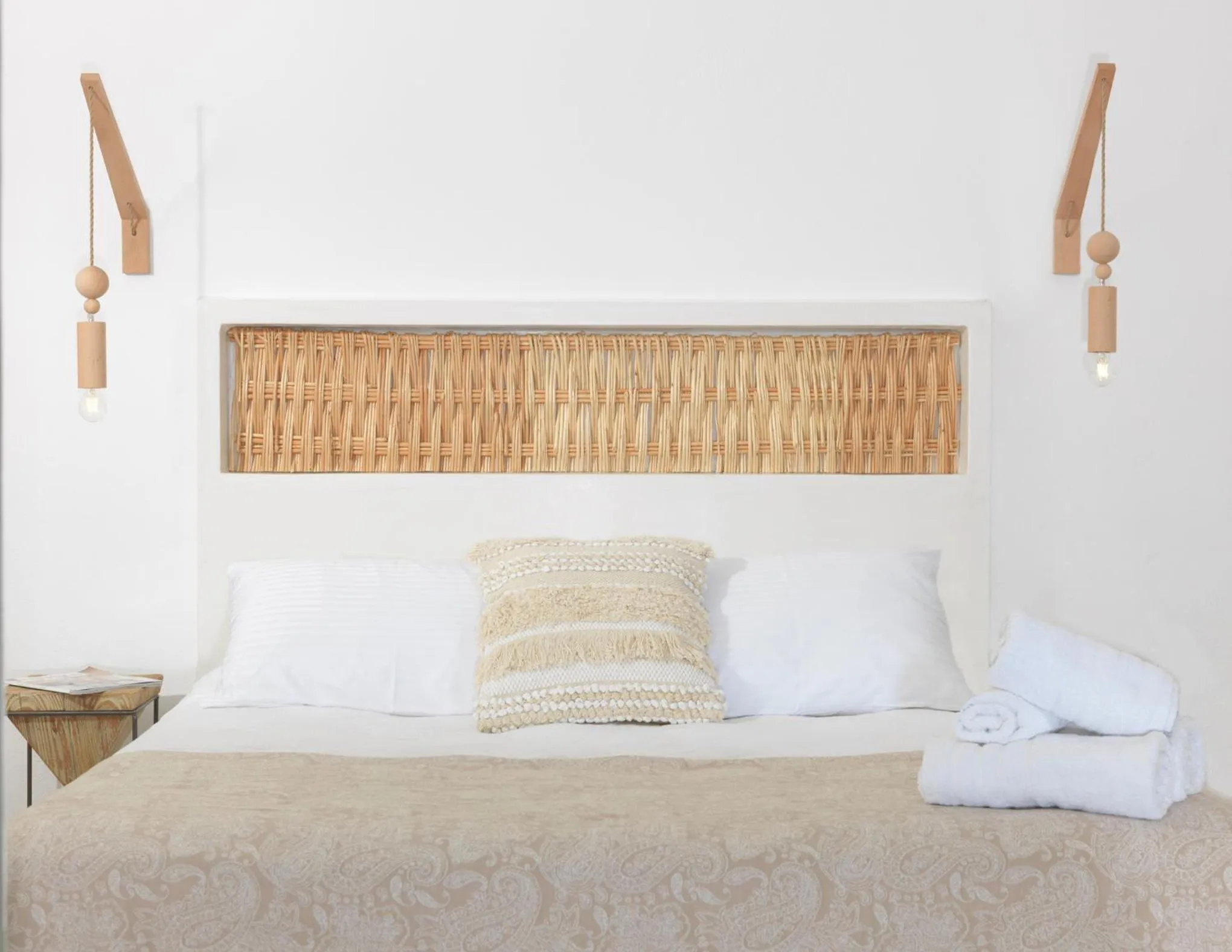 Bed in Drops Cave Houses