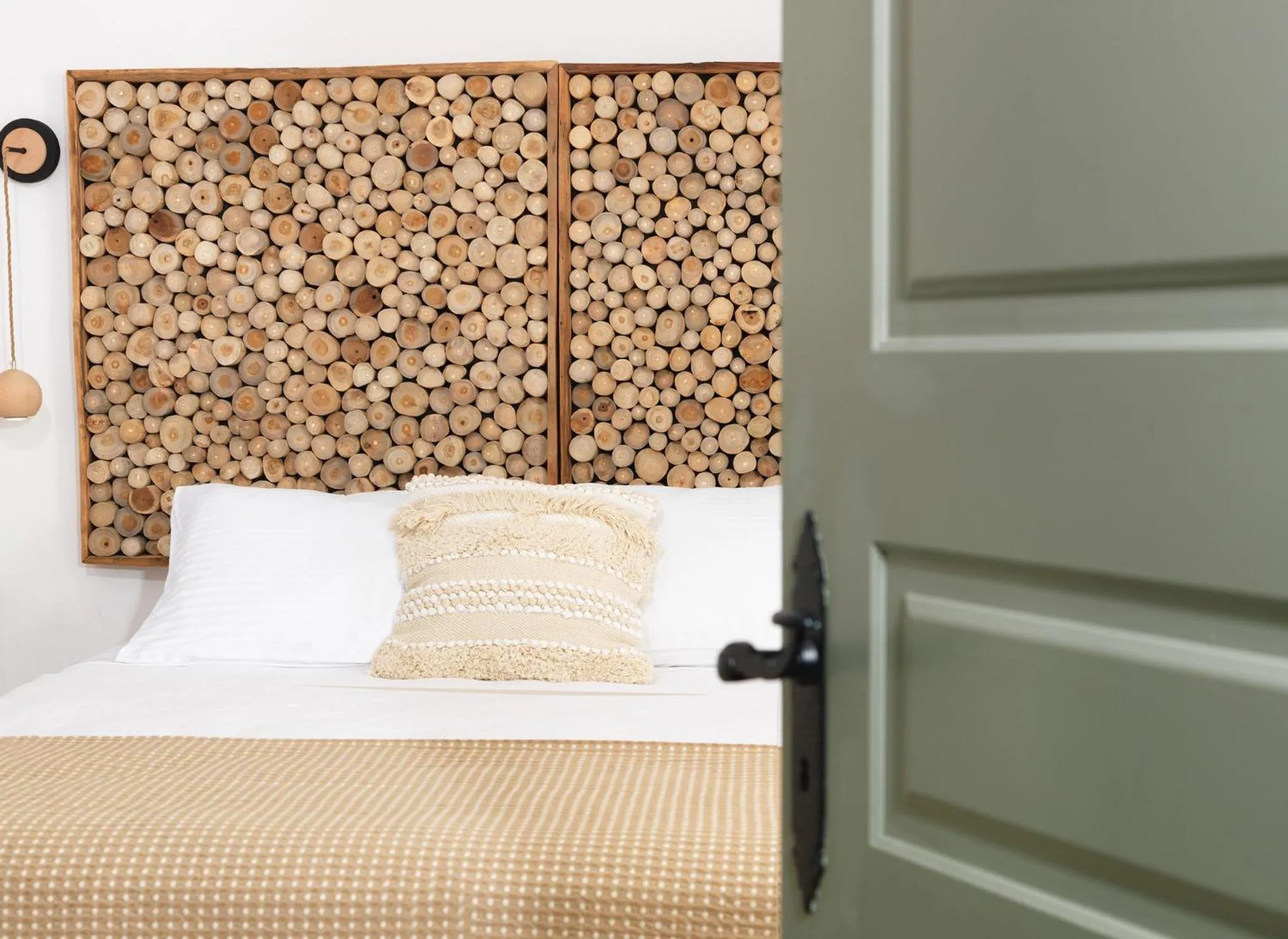 Bed in Drops Cave Houses