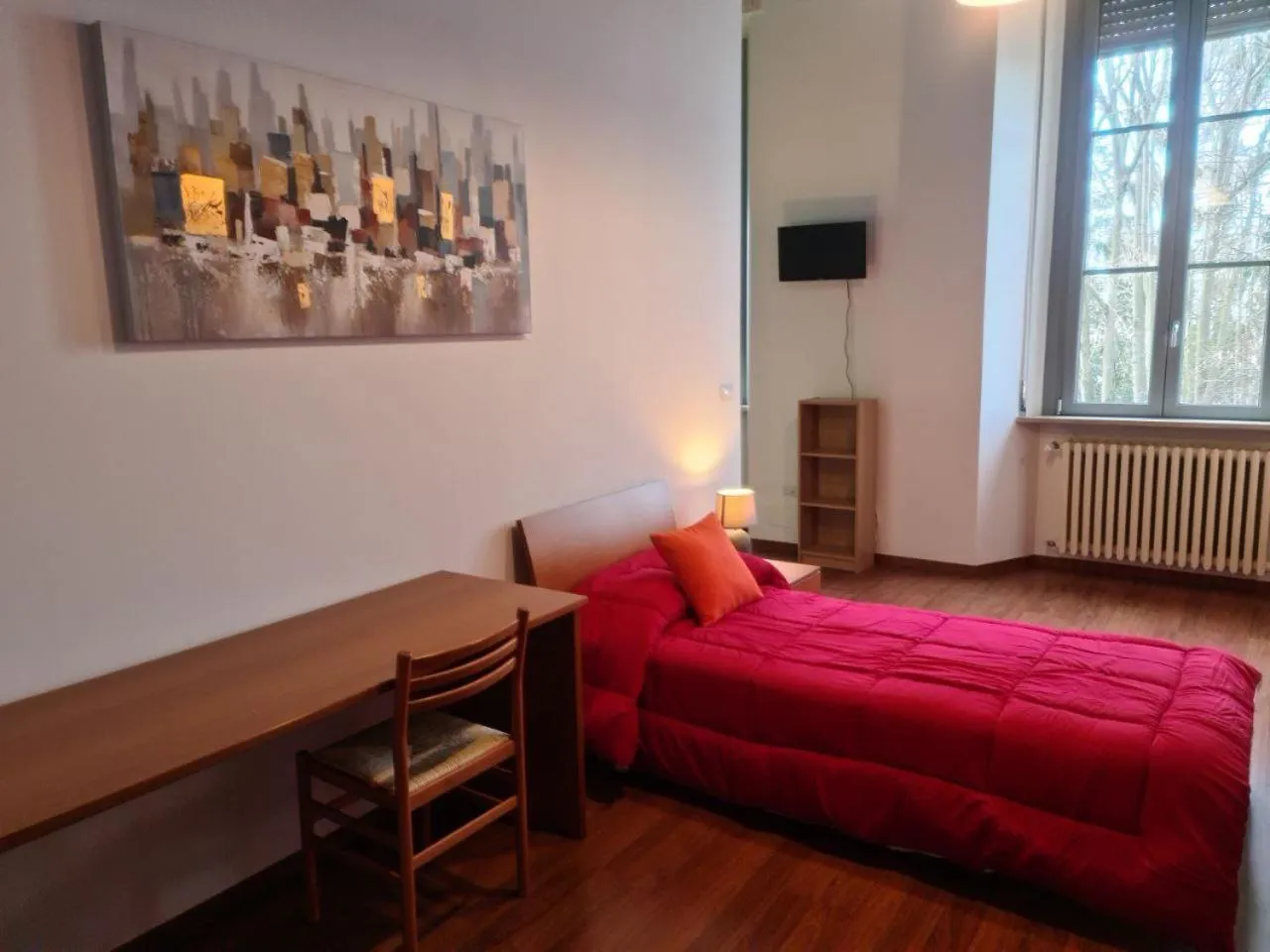 TV and multimedia, Bed in Villa Terzaghi