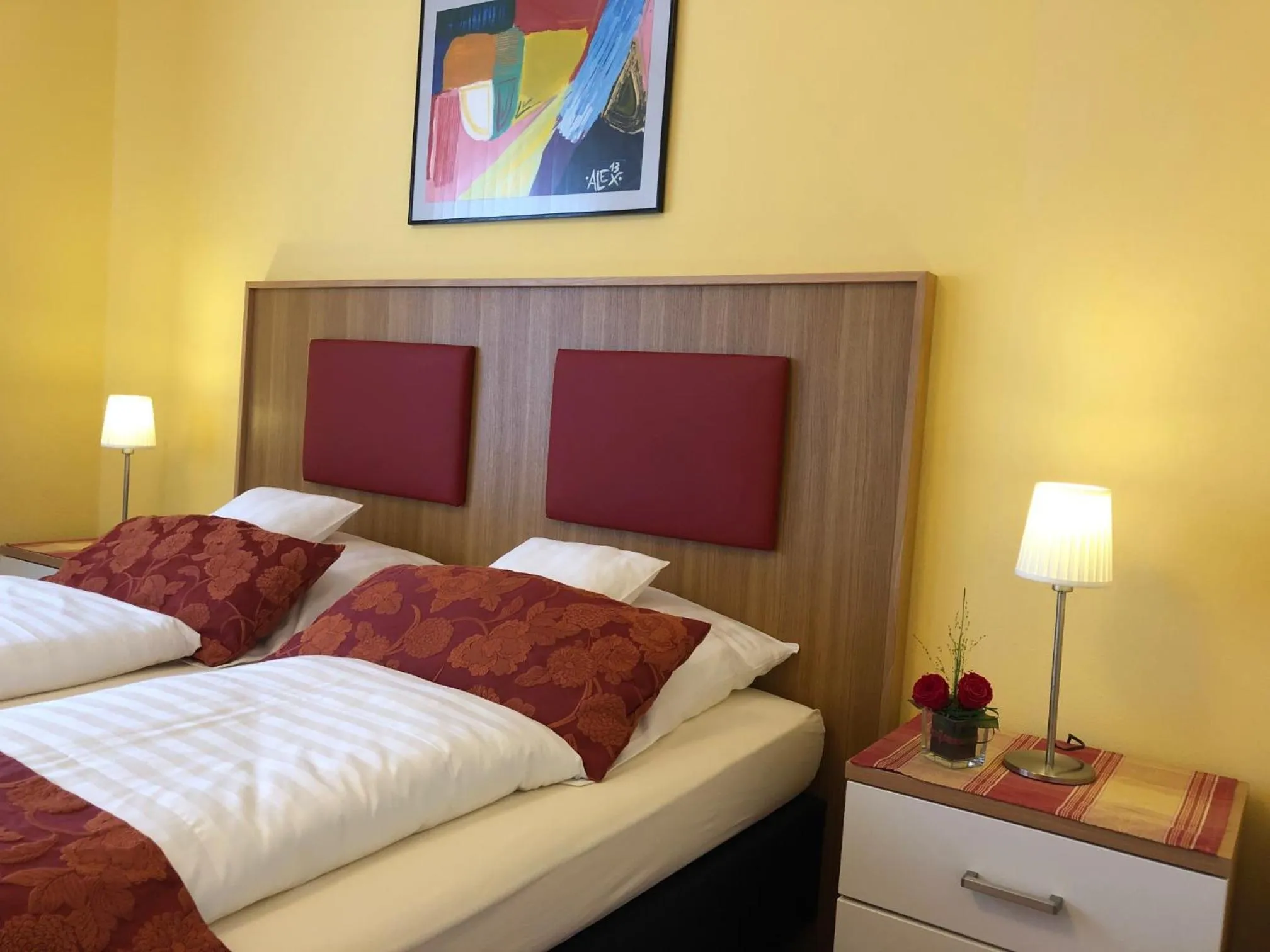 Decorative detail, Bed in Thermen Hotel Pension Villa Holstein