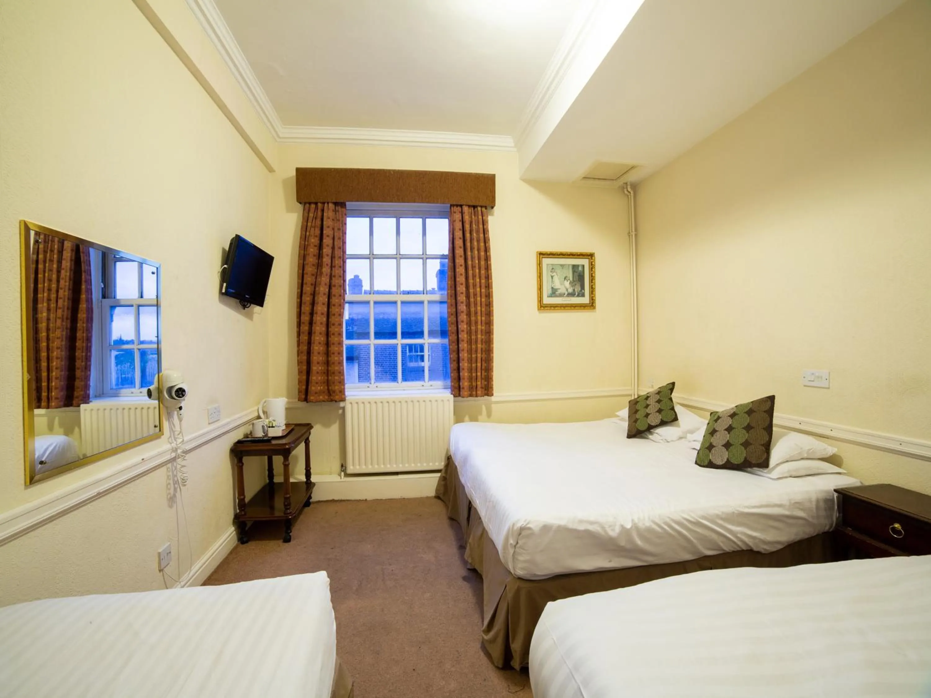 Standard Quadruple Room in George Hotel, Burslem, Stoke-on-Trent
