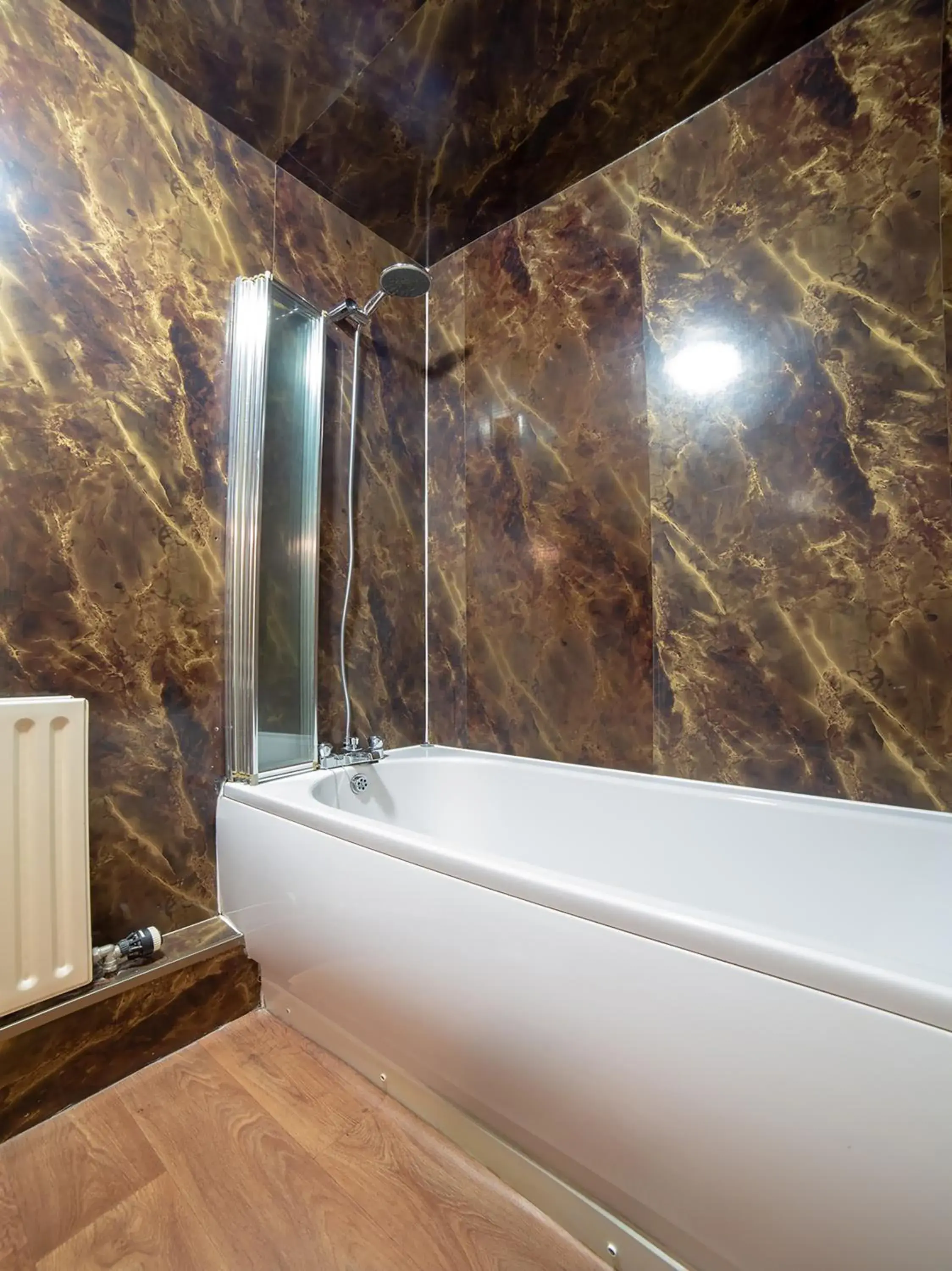 Bathroom in George Hotel, Burslem, Stoke-on-Trent