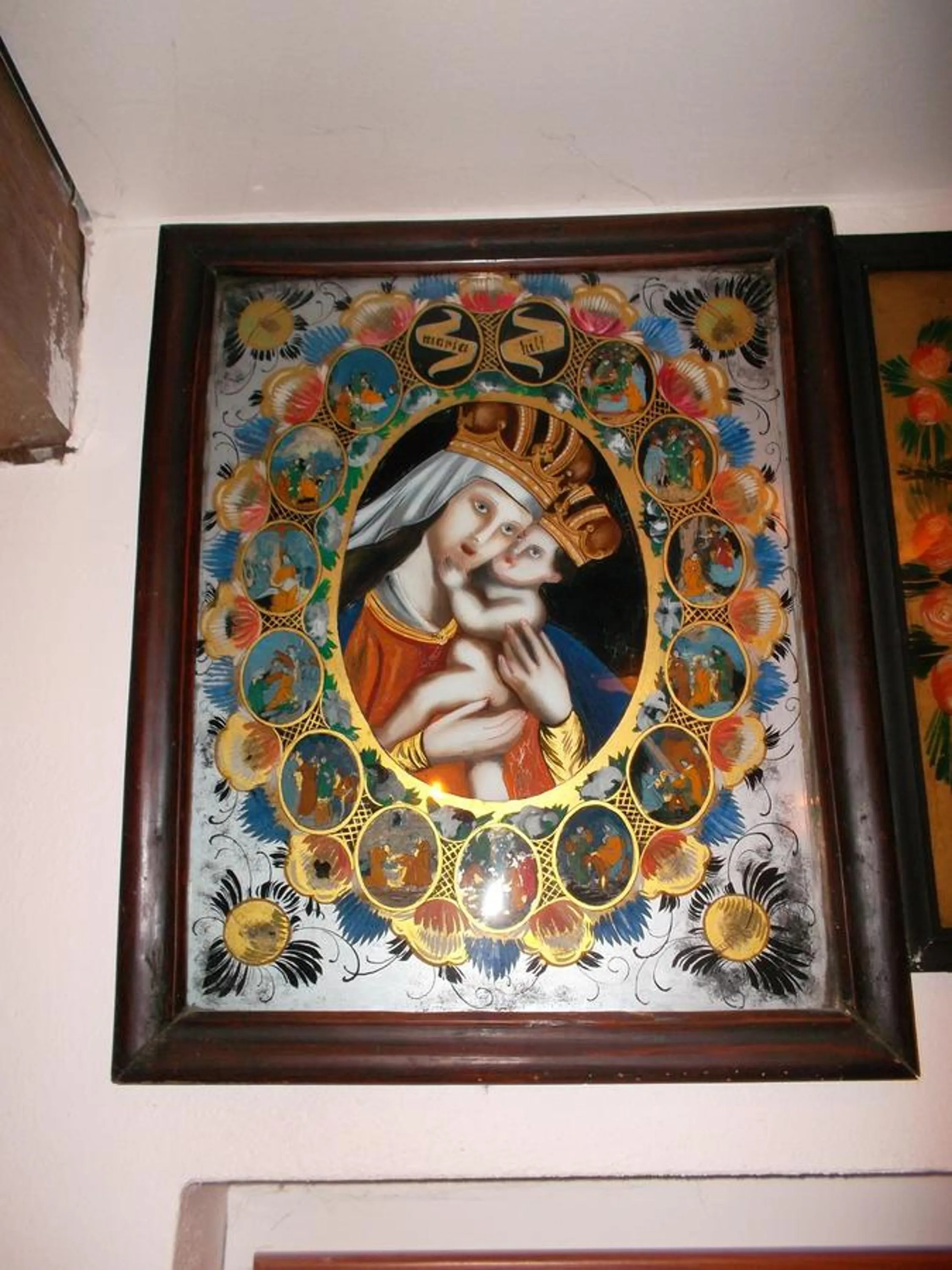 Decorative detail in Hotel Anenský mlýn