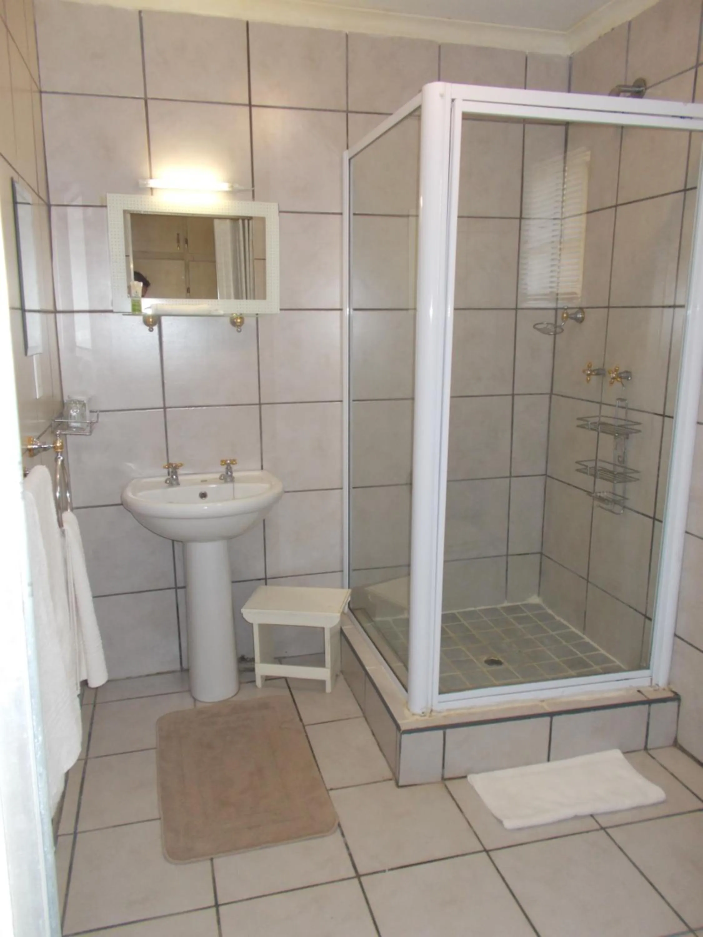 Shower in Shamrock Arms Guest Lodge