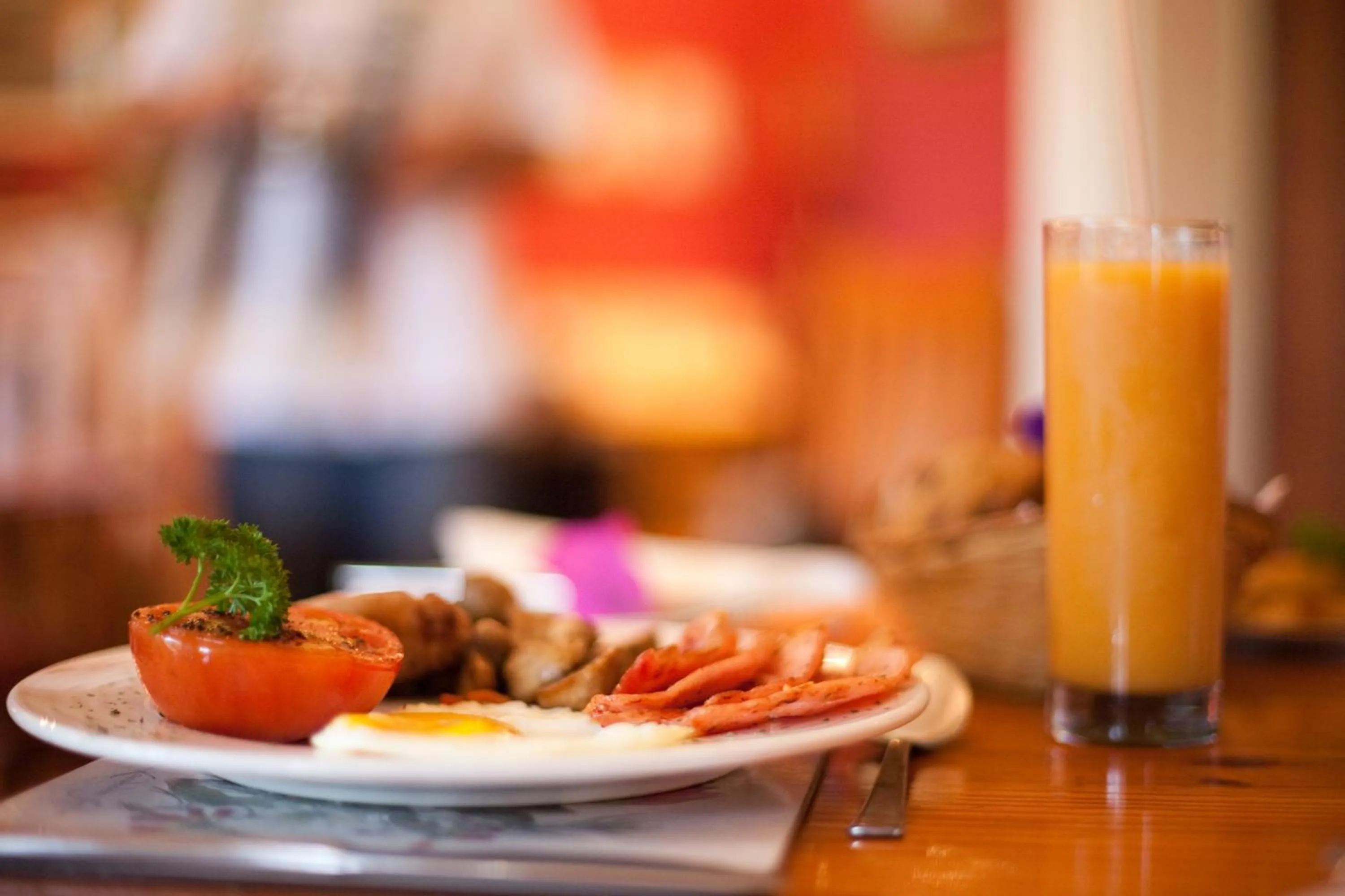 English/Irish breakfast in Shamrock Arms Guest Lodge