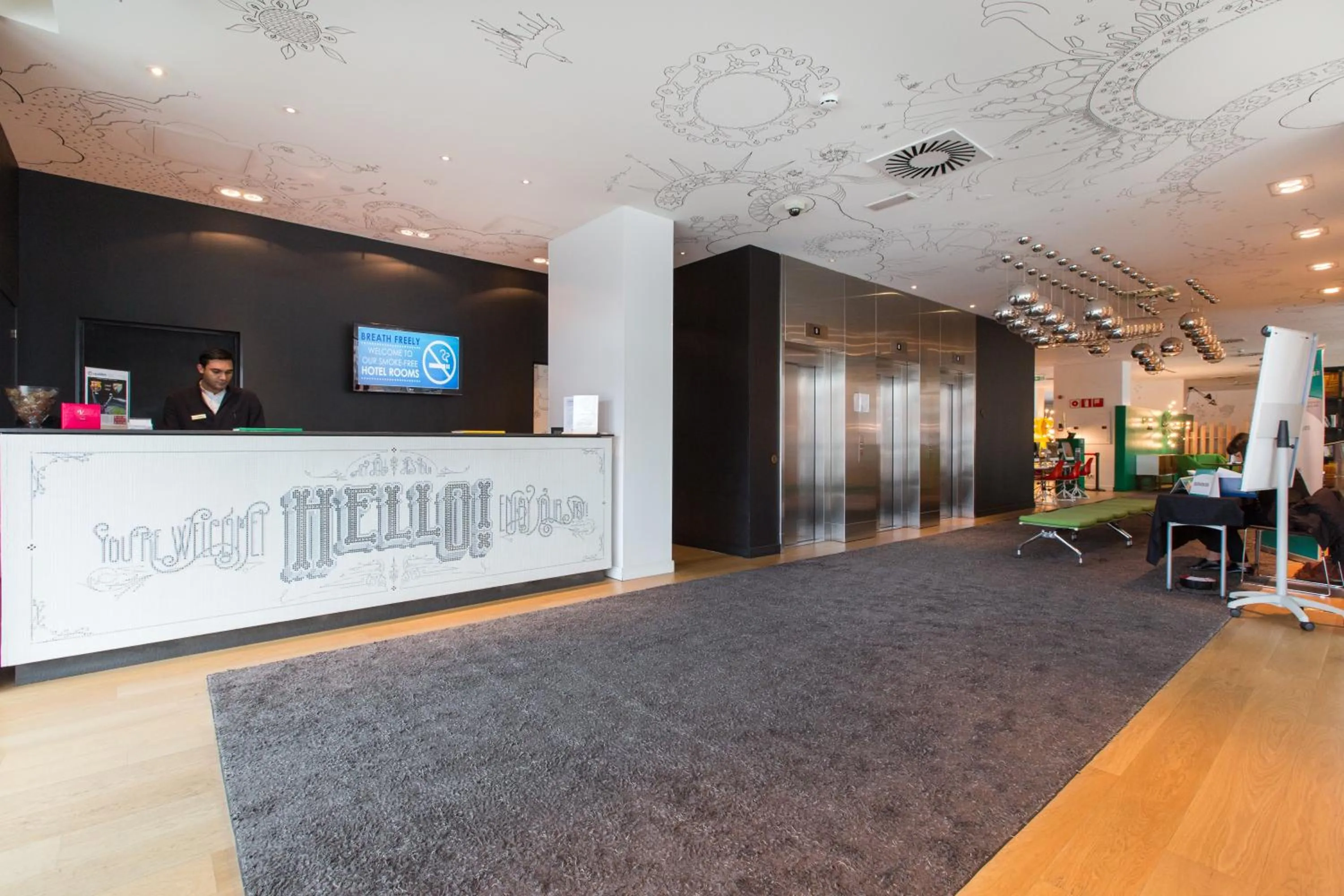 Lobby or reception in Vincci Bit