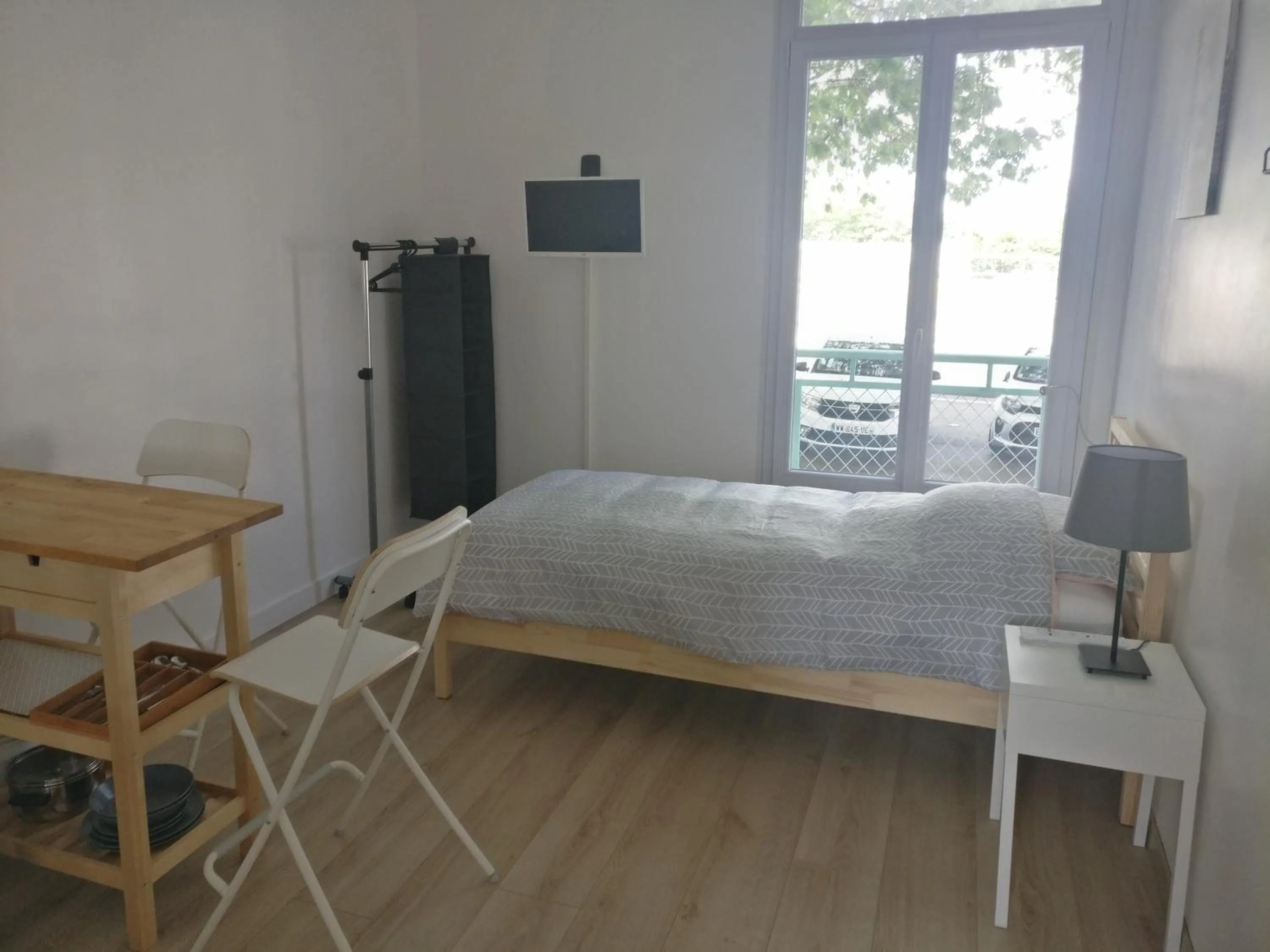 Bed in Appart Hôtel L'Angélique