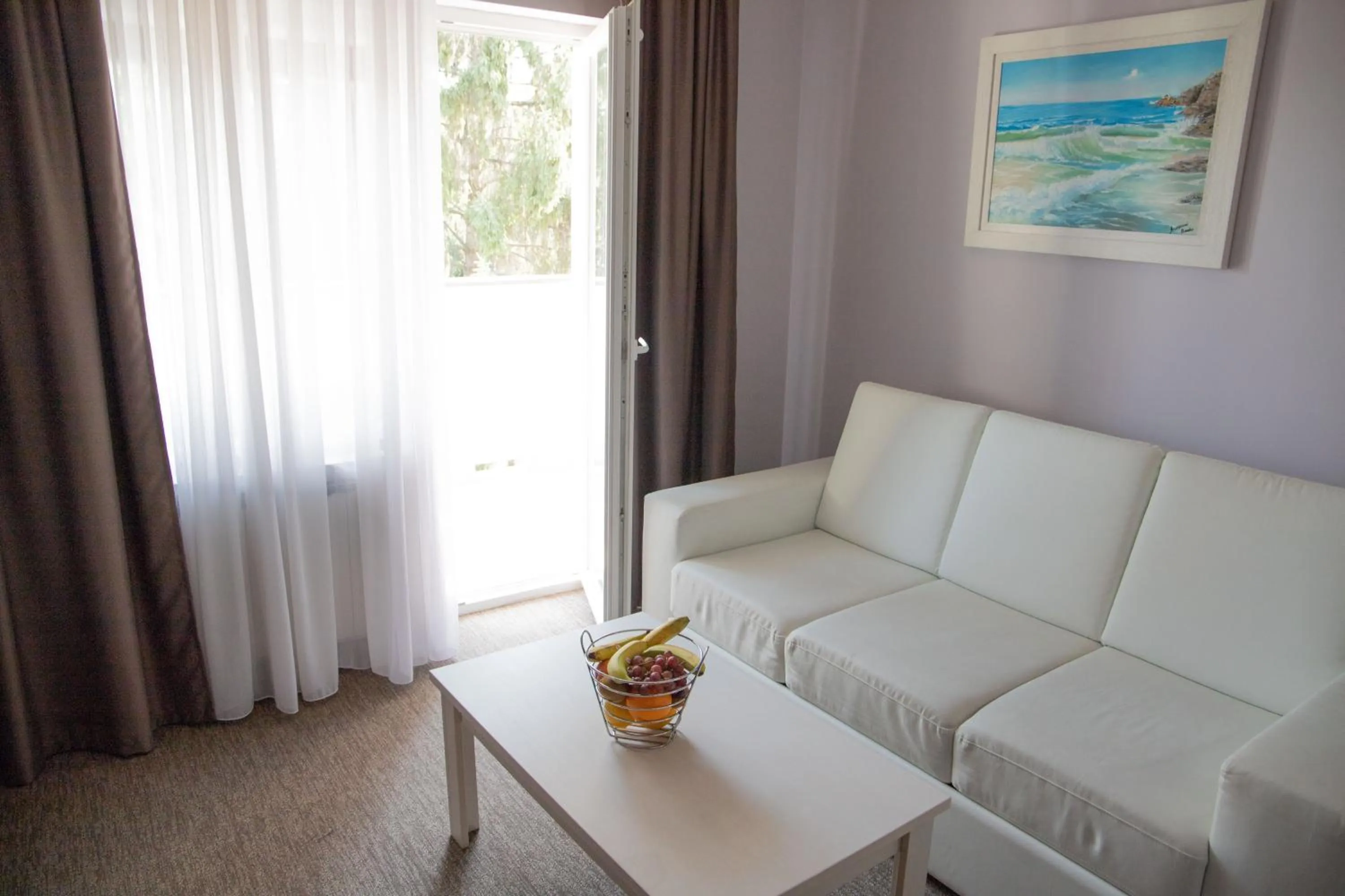 Seating area in Art Hotel