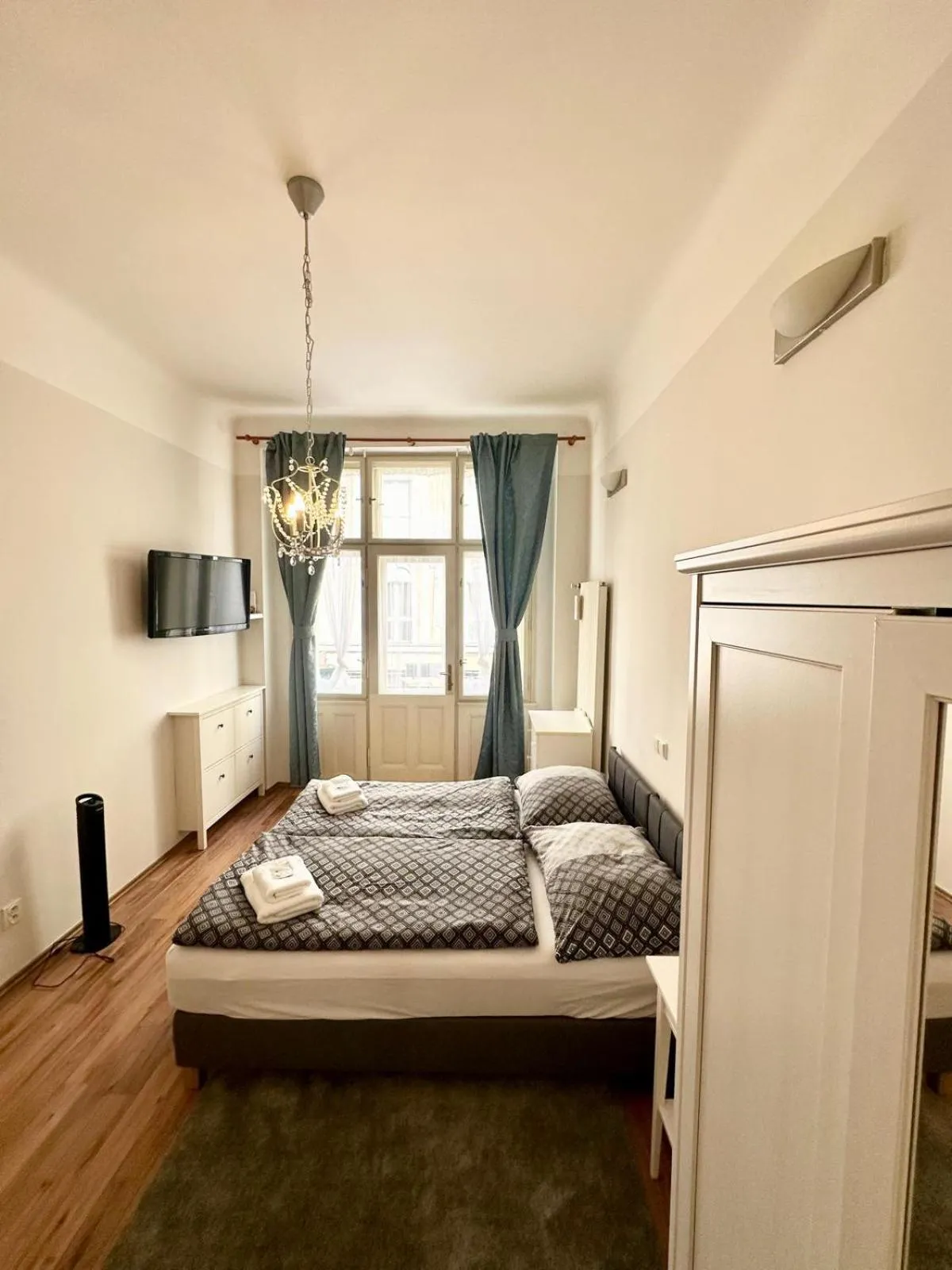 Double Room with Balcony in Residence Bílkova