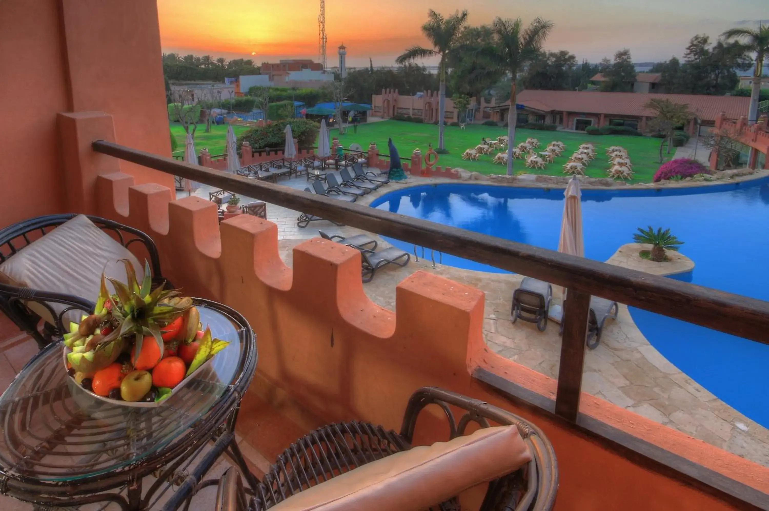 Pool view in Africana Hotel & Spa Pool view in Africana Hotel & Spa