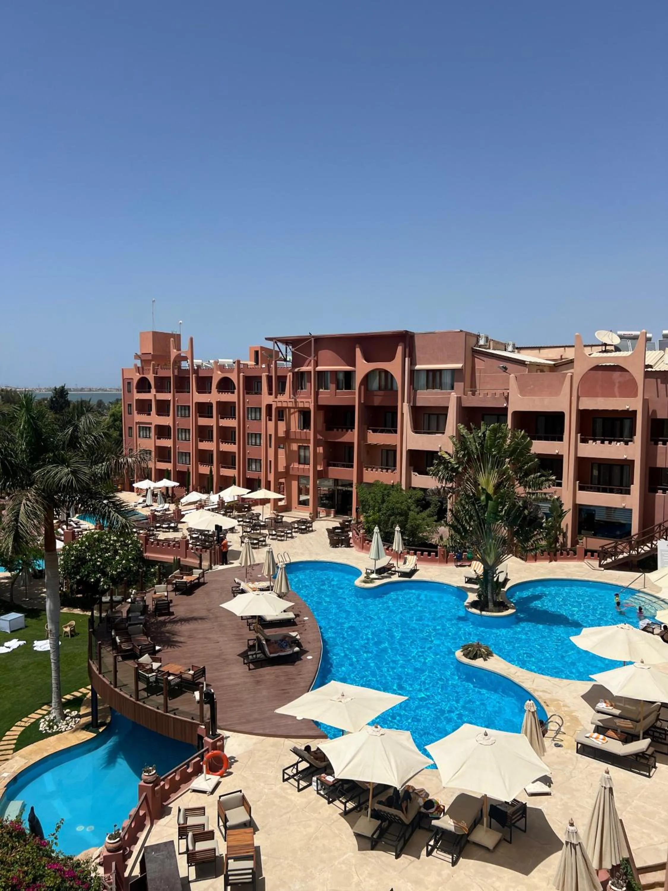Pool view in Africana Hotel & Spa