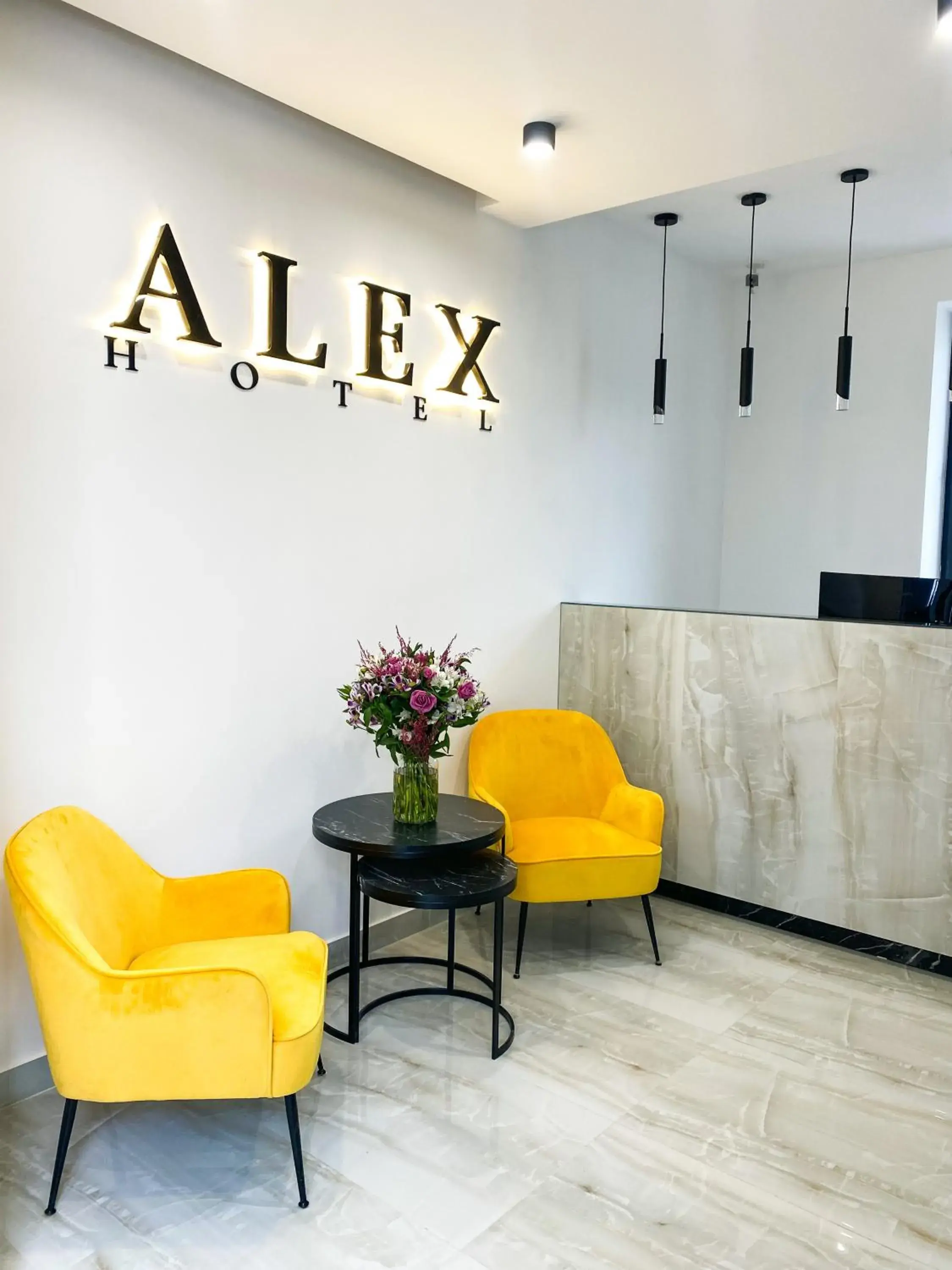 Living room in Alex Hotel Living room in Alex Hotel