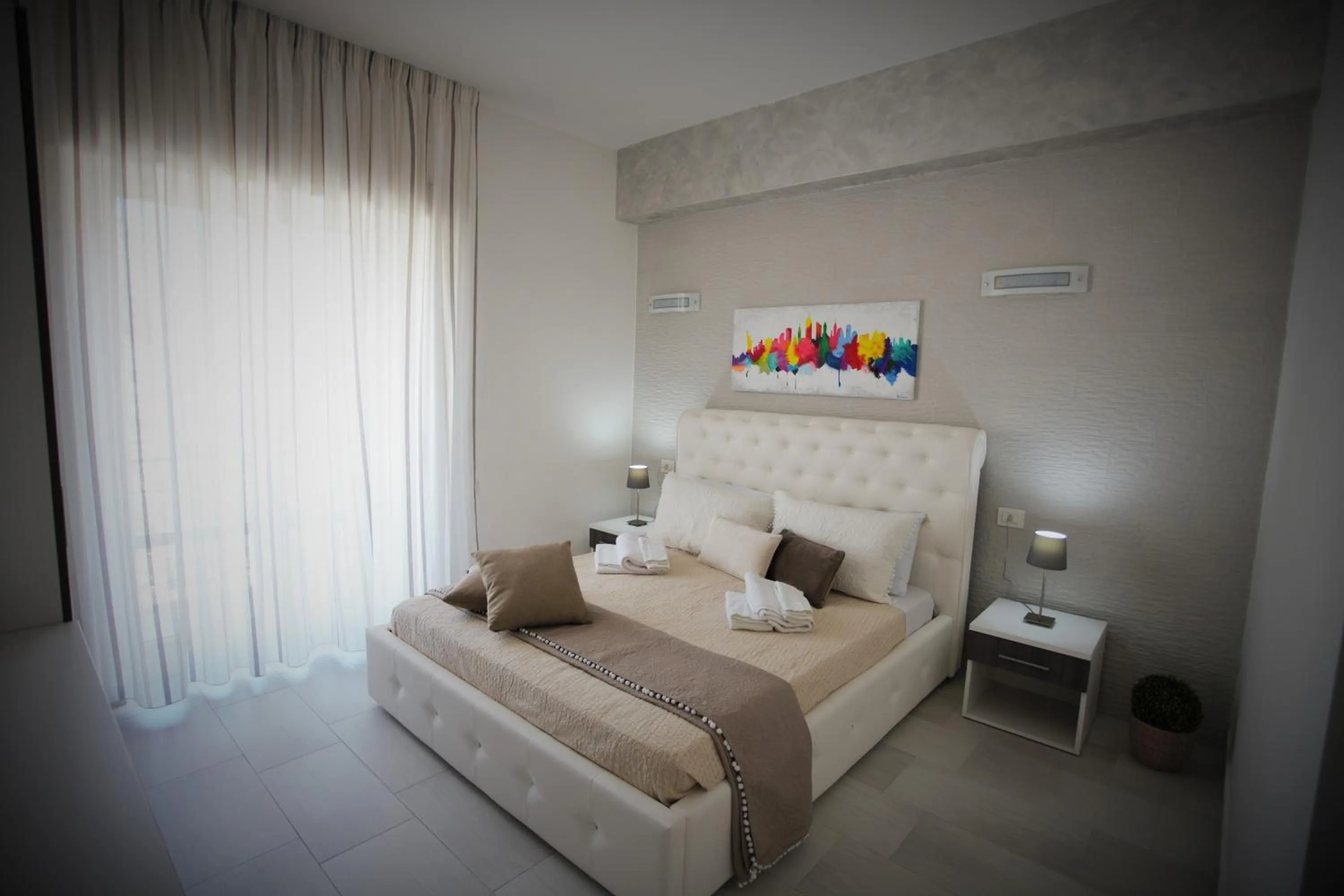 Bed in Central Apartments