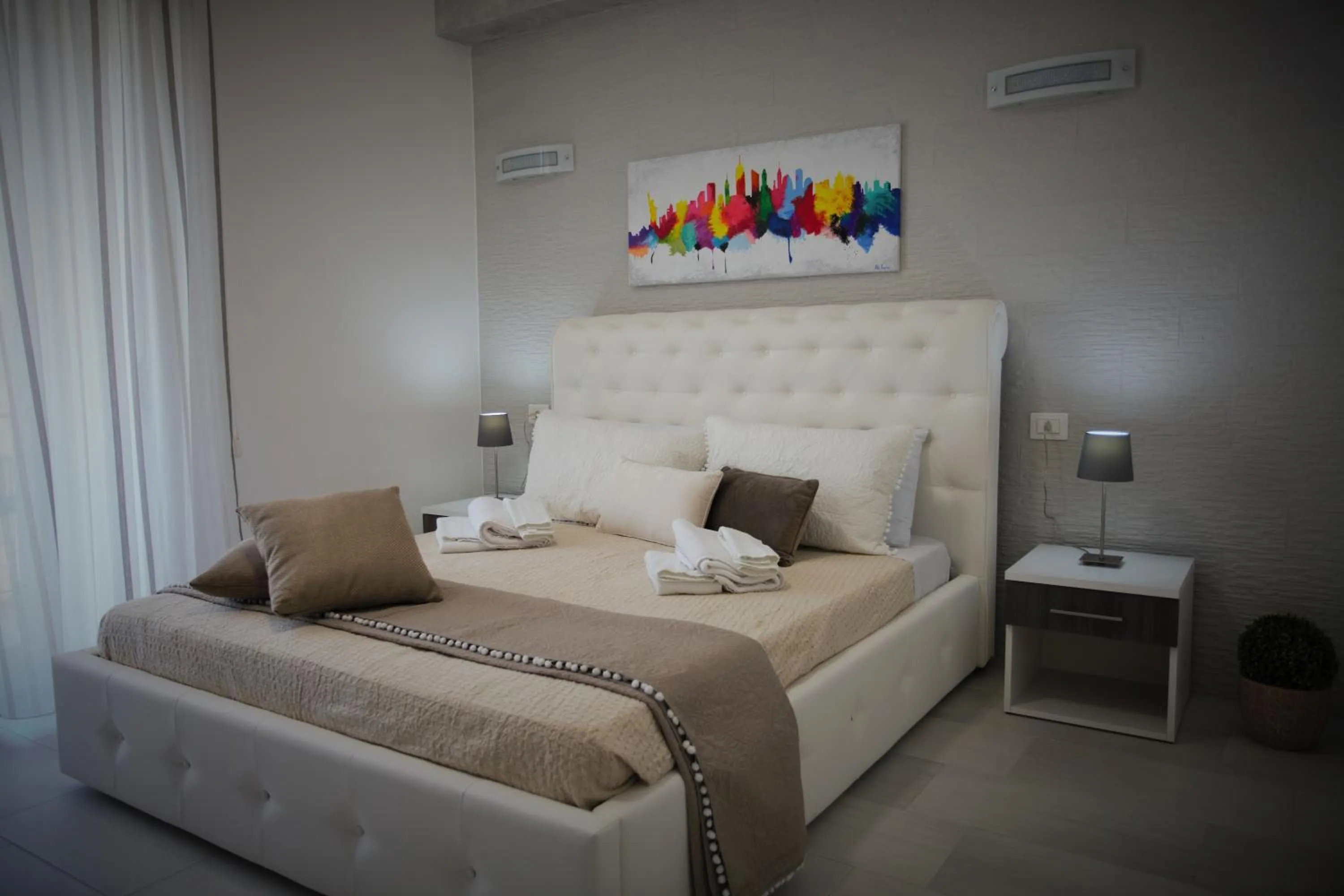 Bed in Central Apartments