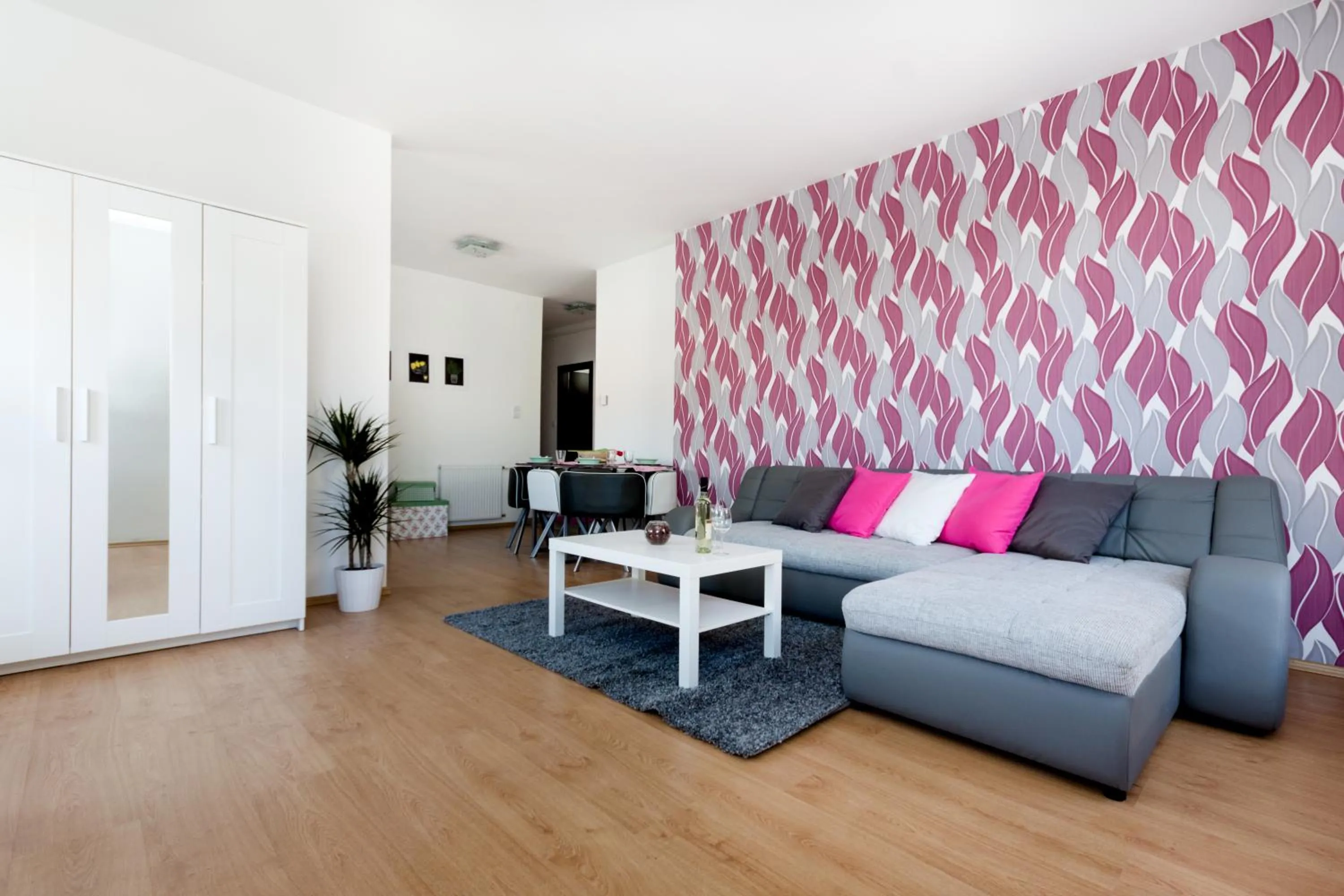 Living room in Grand Budapest Penthouse