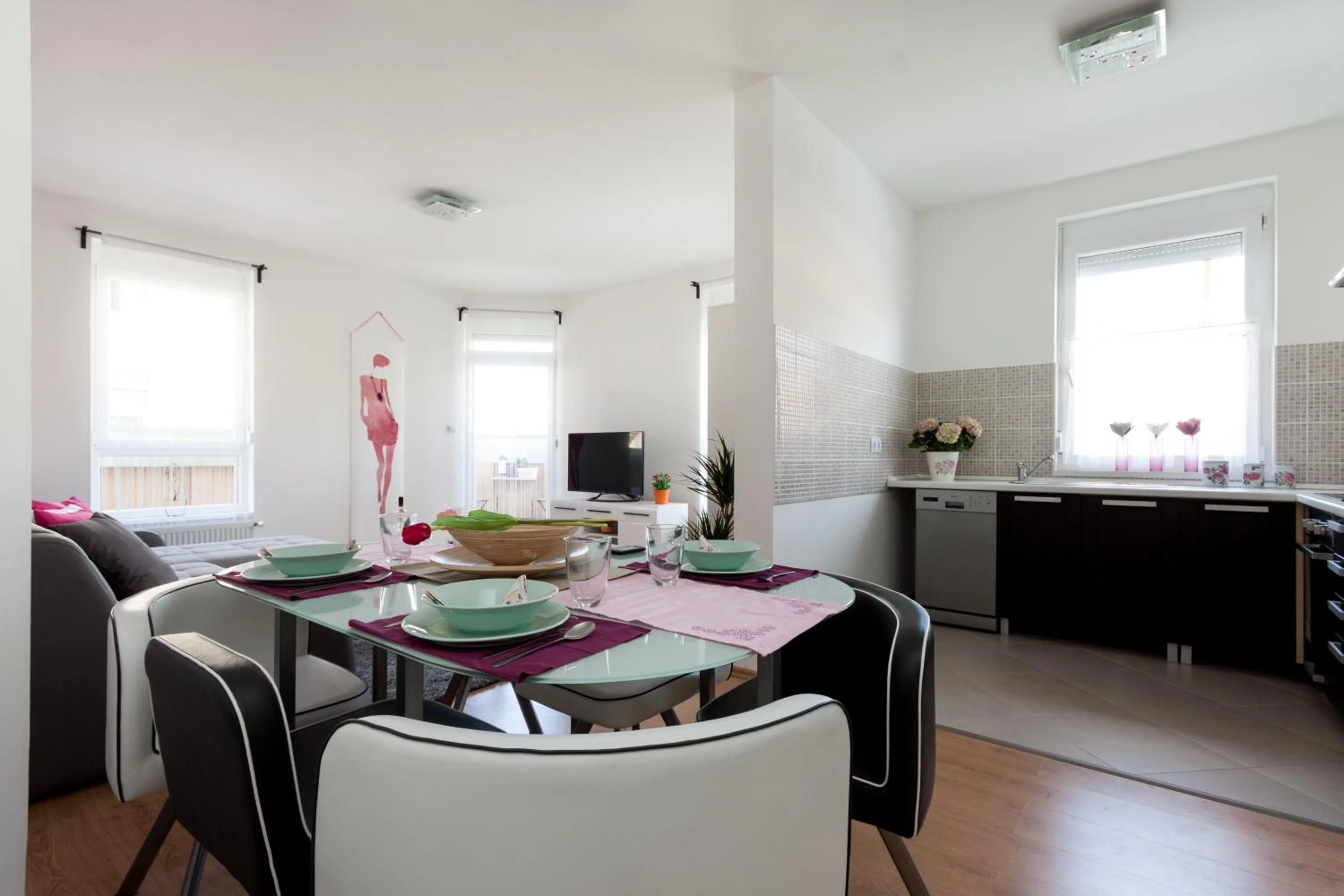 Kitchen or kitchenette in Grand Budapest Penthouse