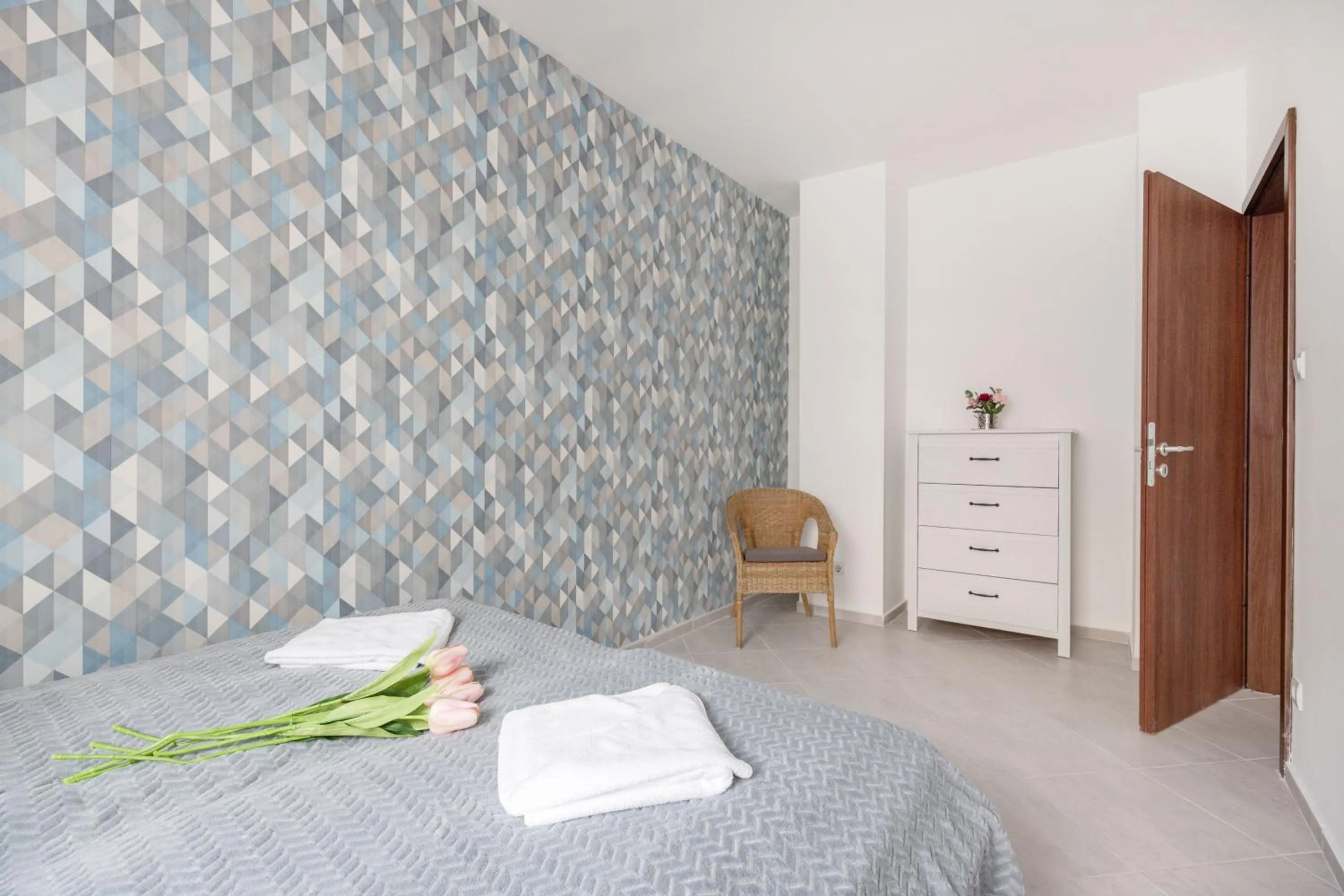 Bedroom, Bed in Grand Budapest Penthouse