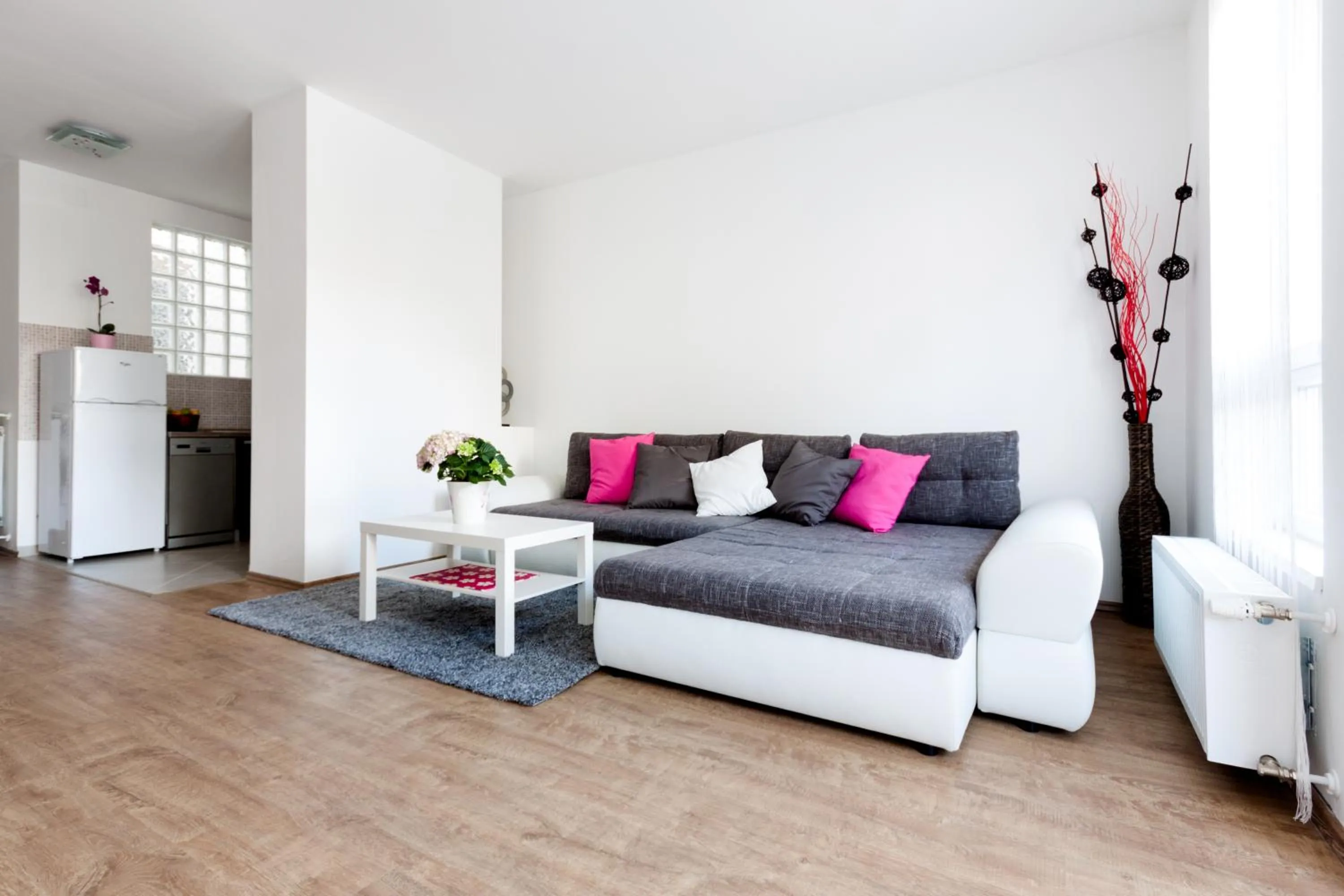 Living room in Grand Budapest Penthouse