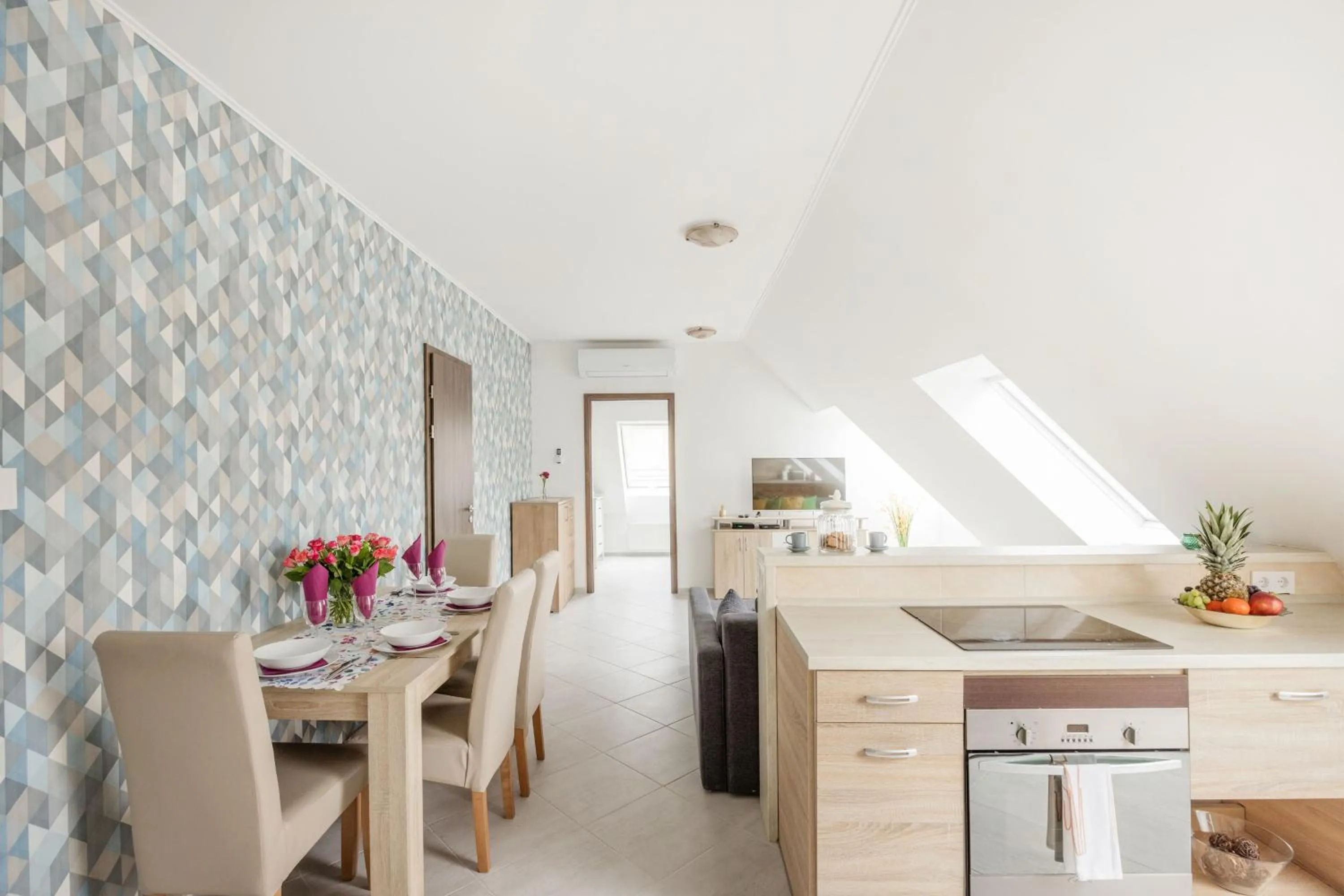 Dining area in Grand Budapest Penthouse