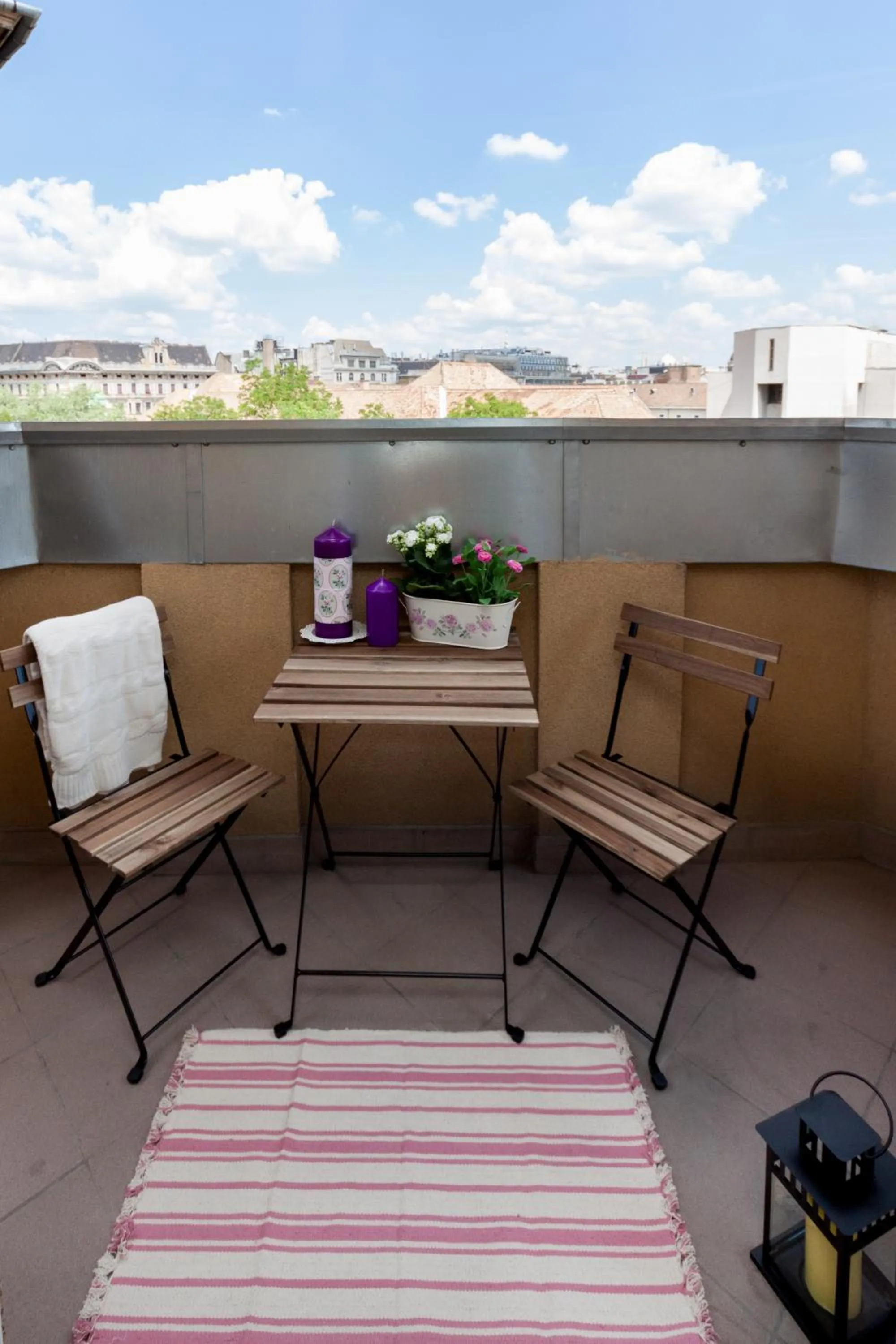 Balcony/Terrace in Grand Budapest Penthouse