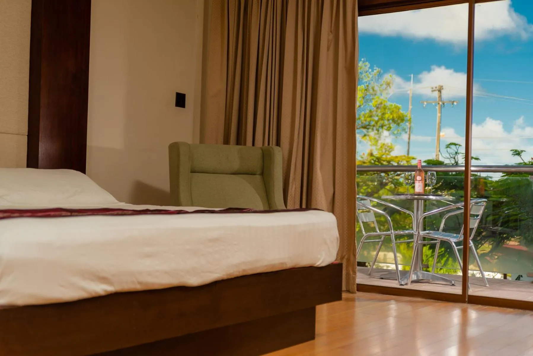 Bed in Herdmanston Lodge Hotel