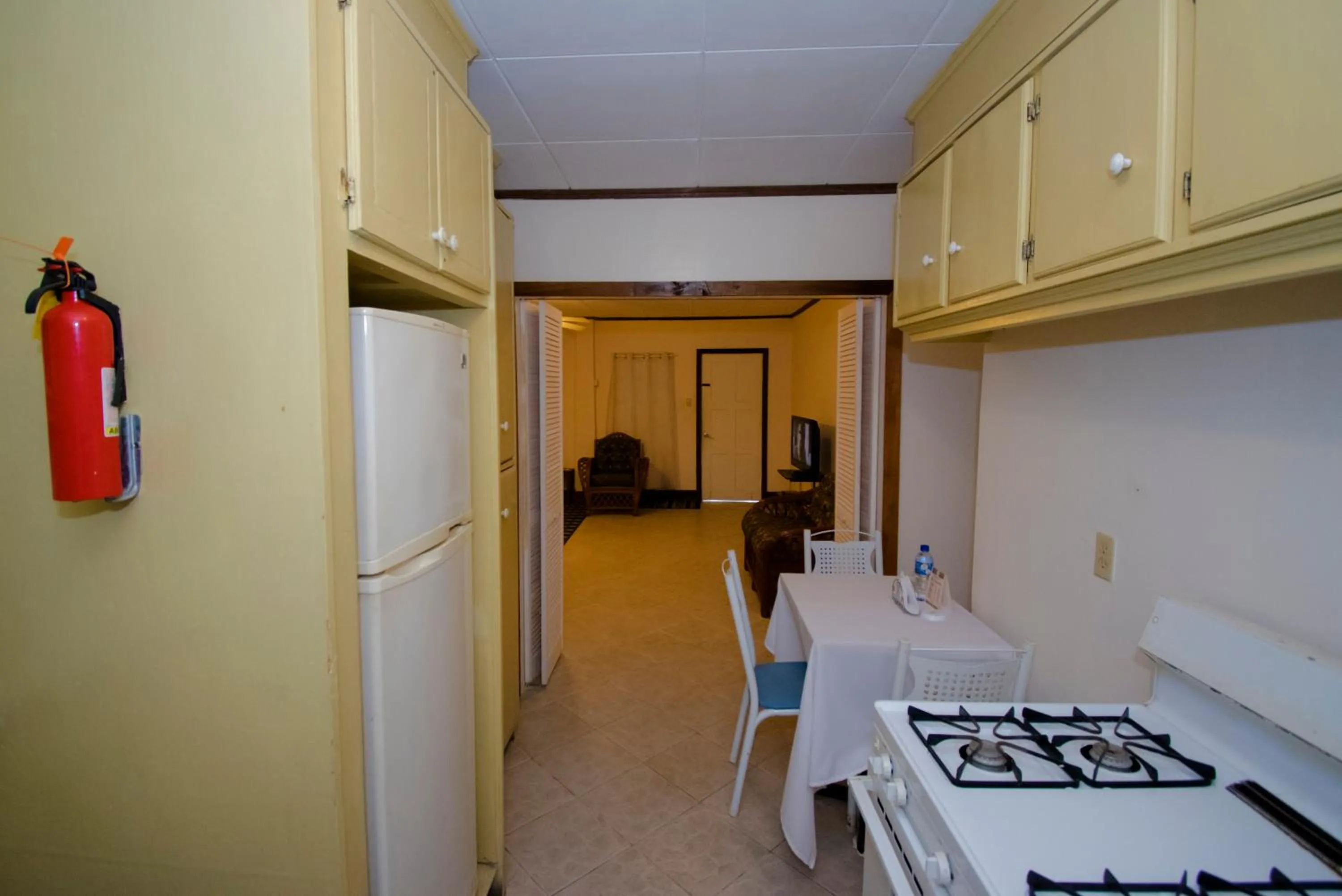 Kitchen or kitchenette in Herdmanston Lodge Hotel