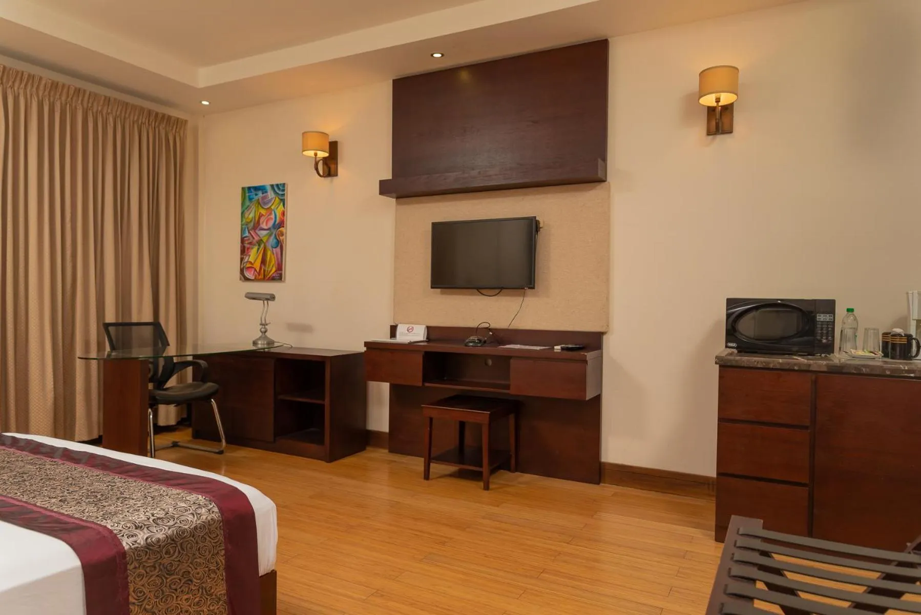 Bed in Herdmanston Lodge Hotel