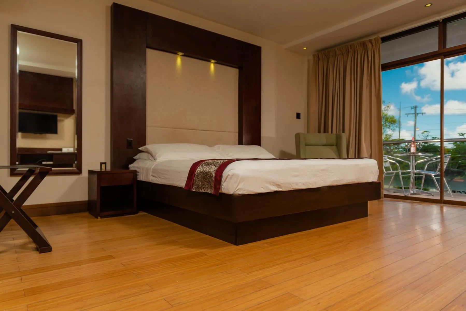 Bed in Herdmanston Lodge Hotel