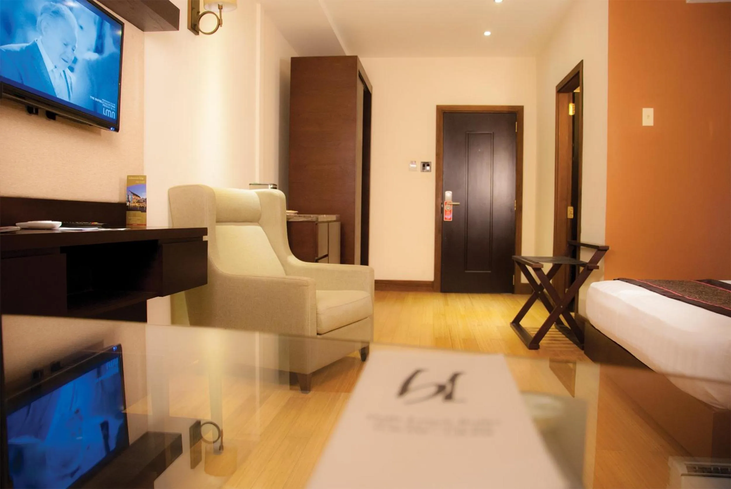 Bed in Herdmanston Lodge Hotel