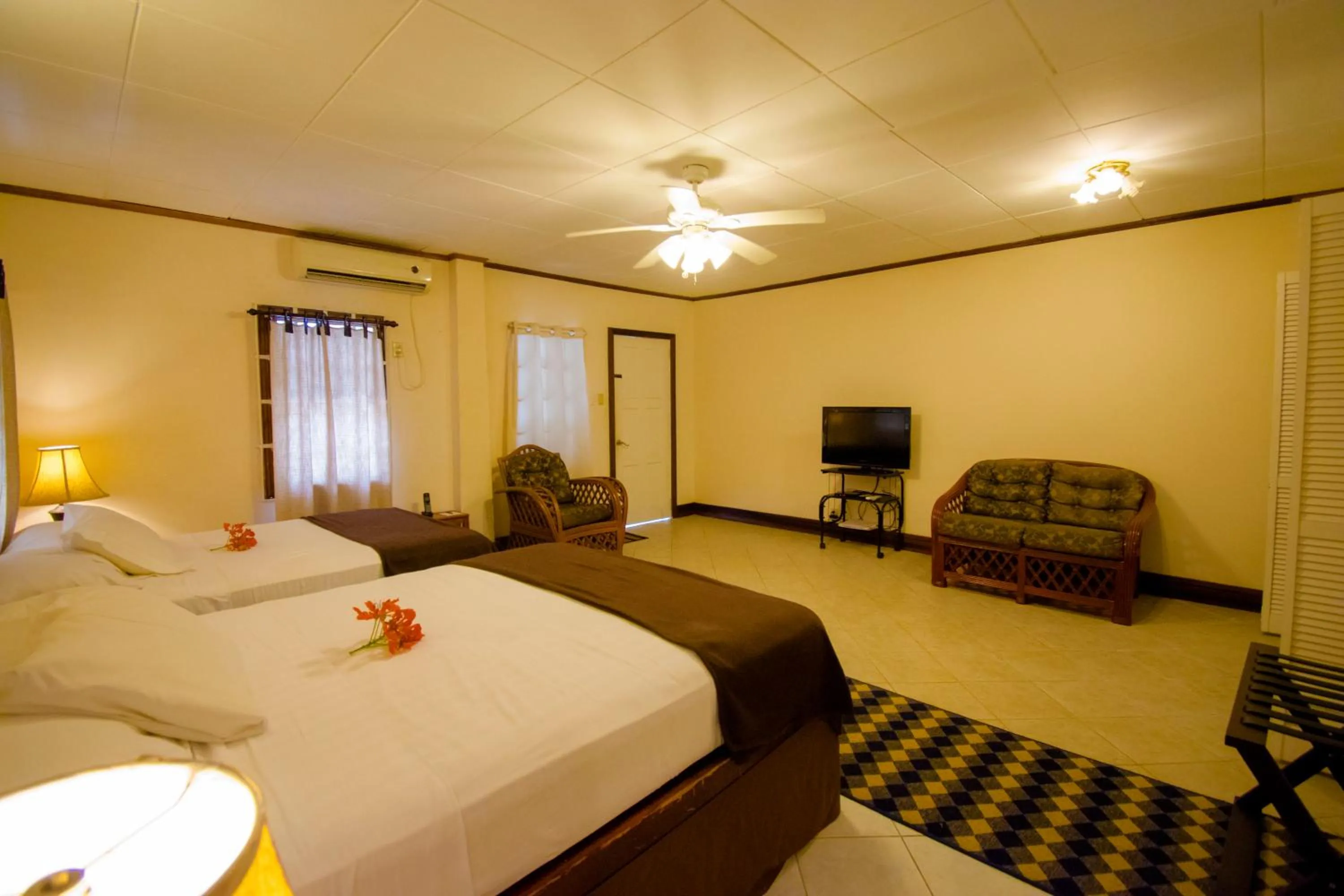 Bed in Herdmanston Lodge Hotel