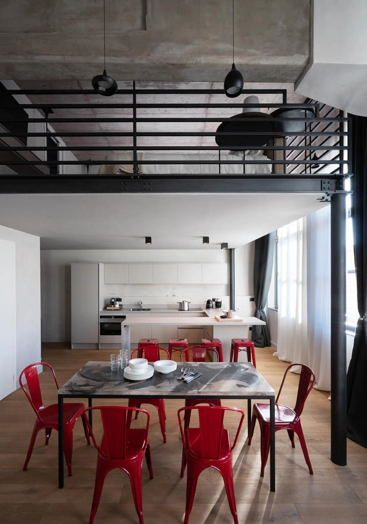 Communal lounge/ TV room in EDIT Lofts