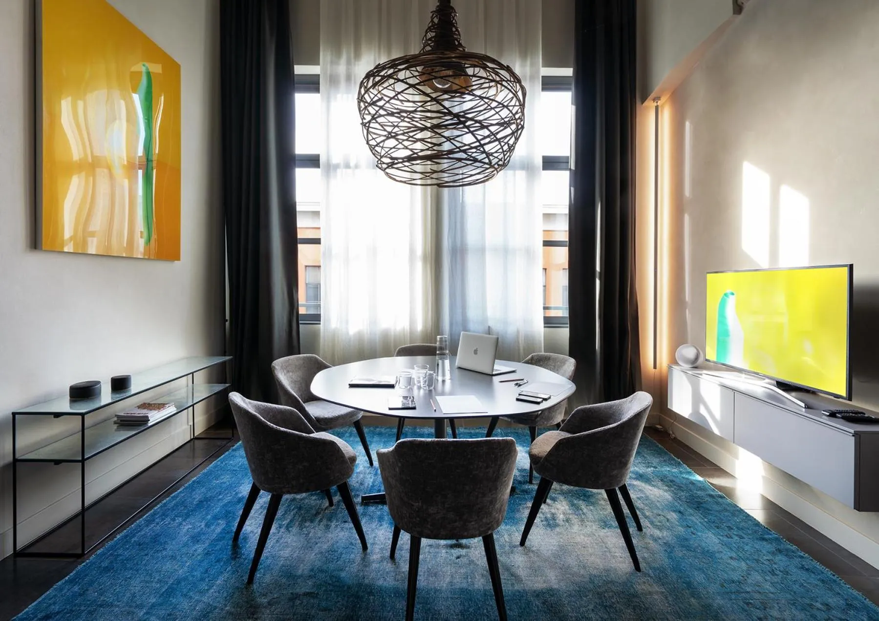 Communal lounge/ TV room in EDIT Lofts