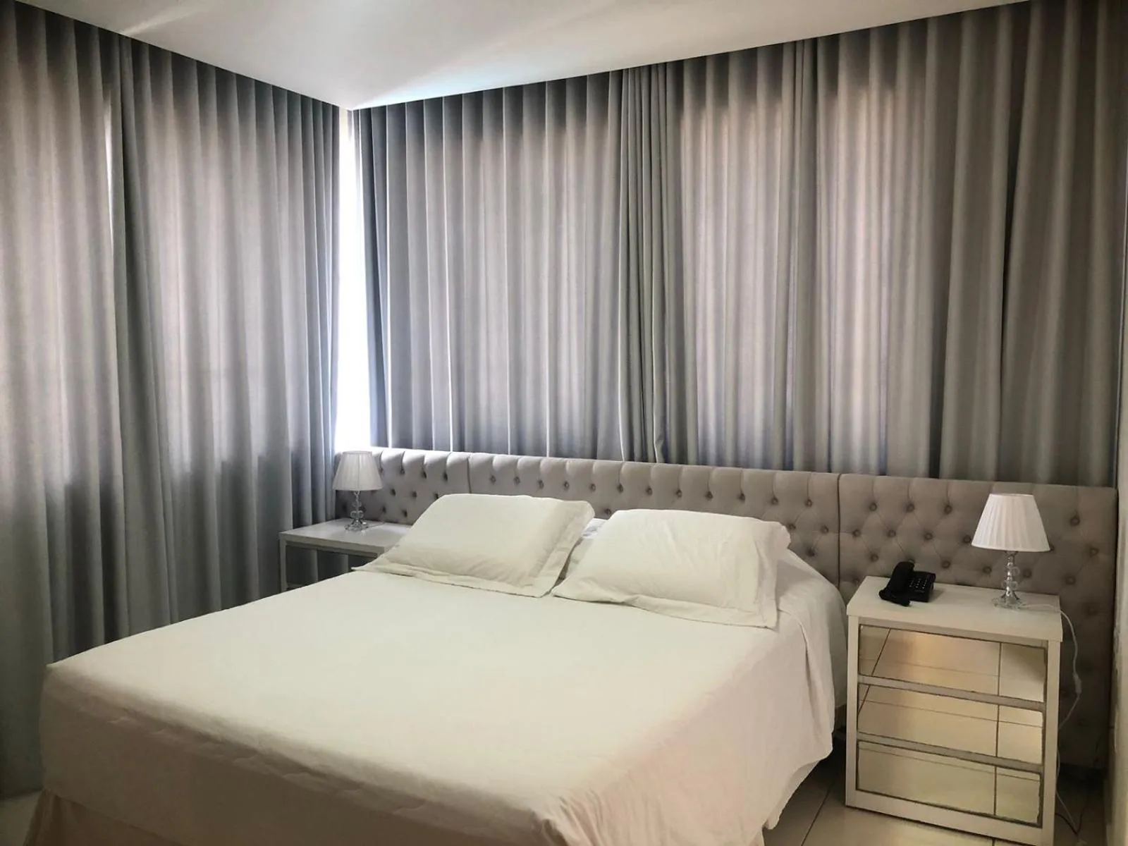 Bed in Paracatu Plaza Hotel