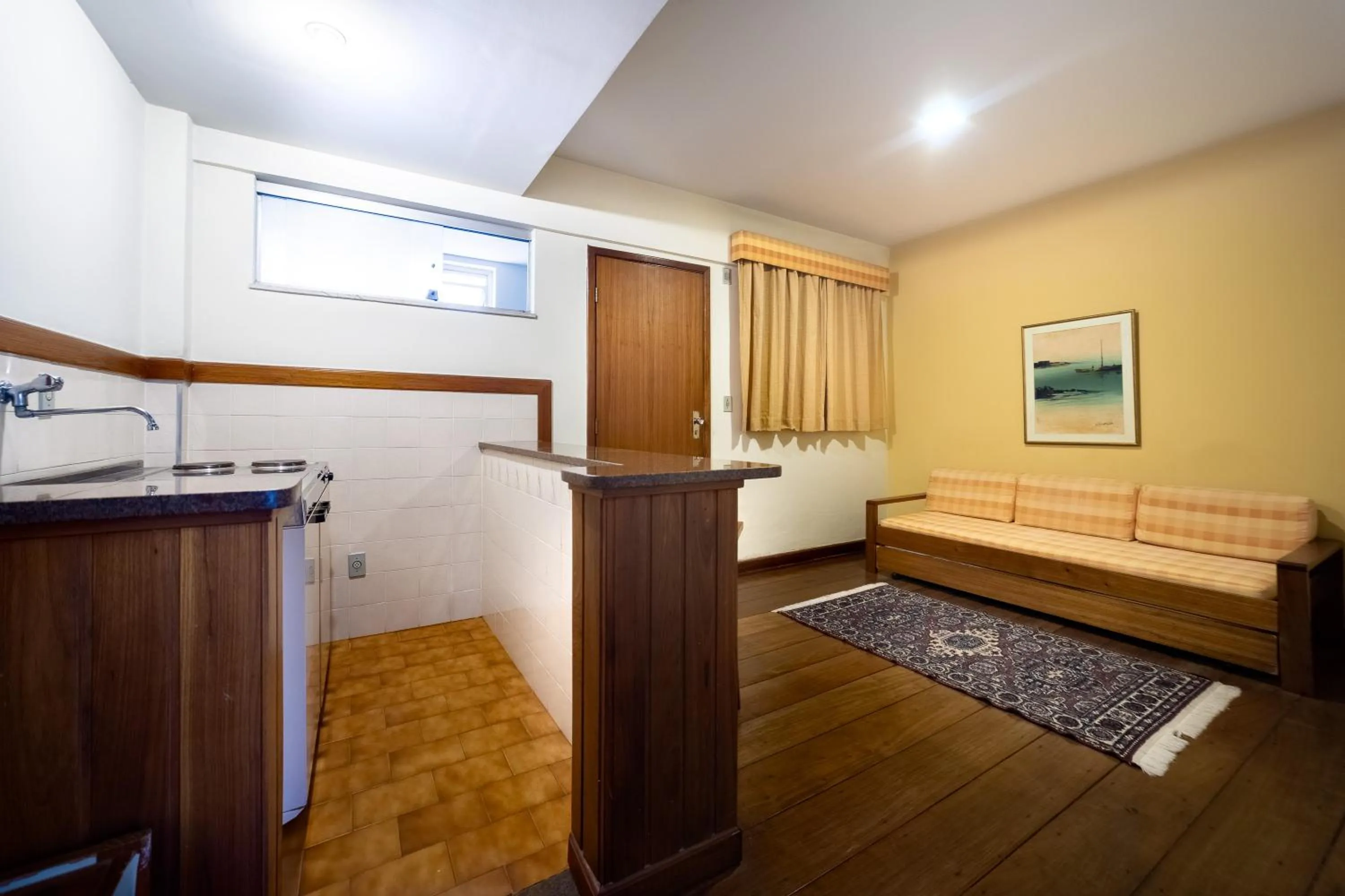 Kitchen or kitchenette, Bed in Hotel Solaris