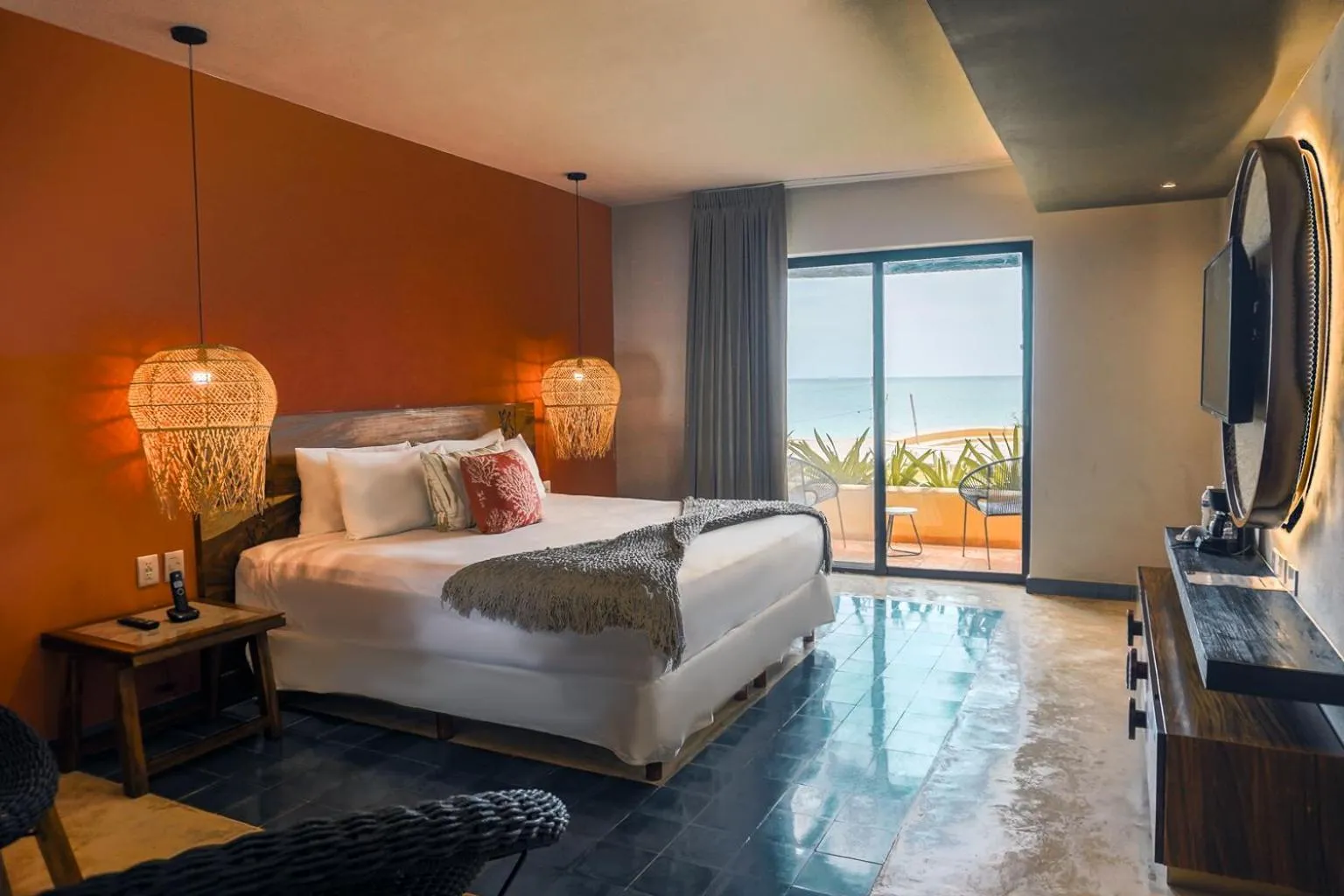 Sea view, Bed in Reef Yucatán All Inclusive & Convention Center