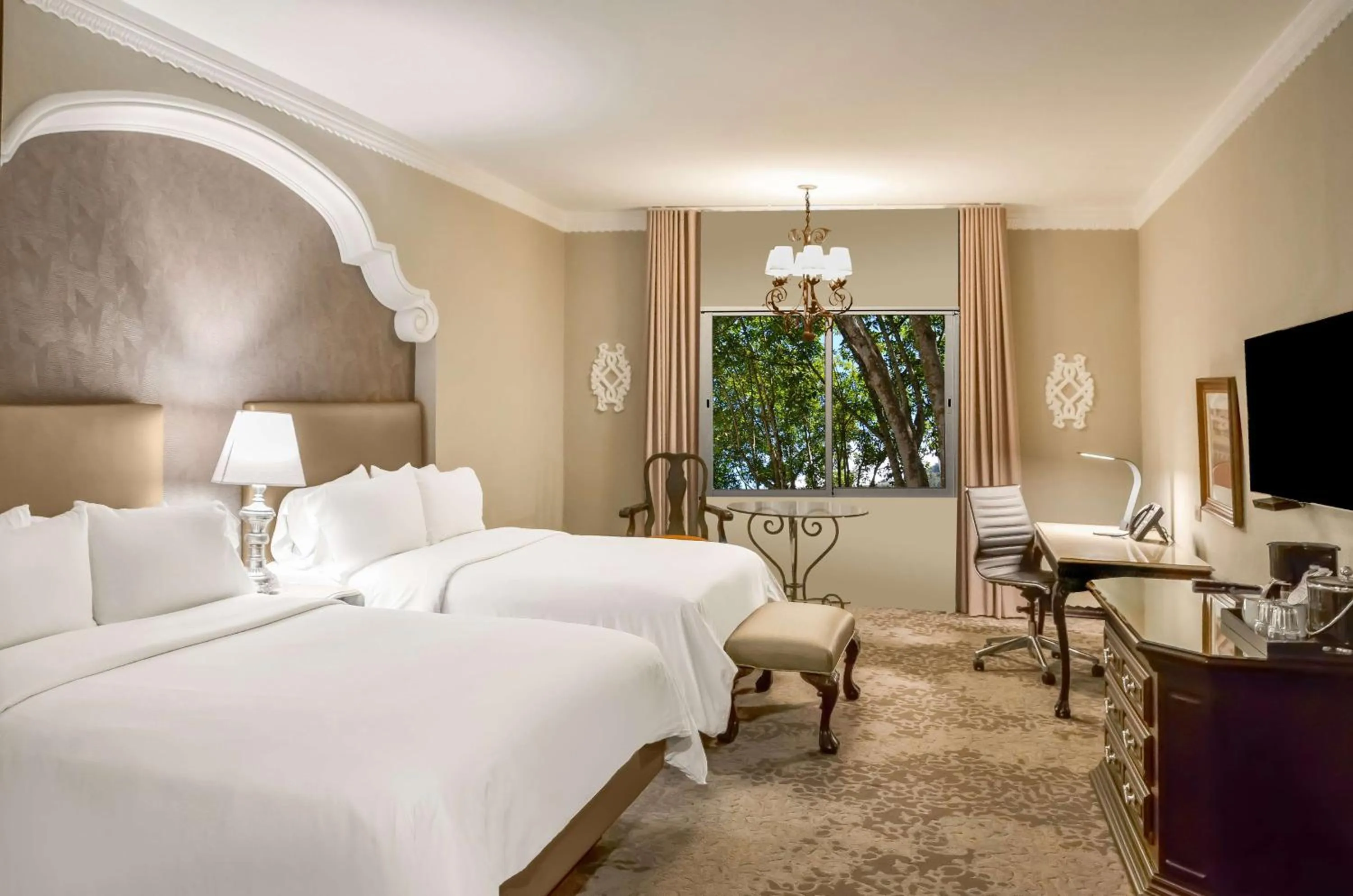 Bed in Hilton Guatemala City, Guatemala