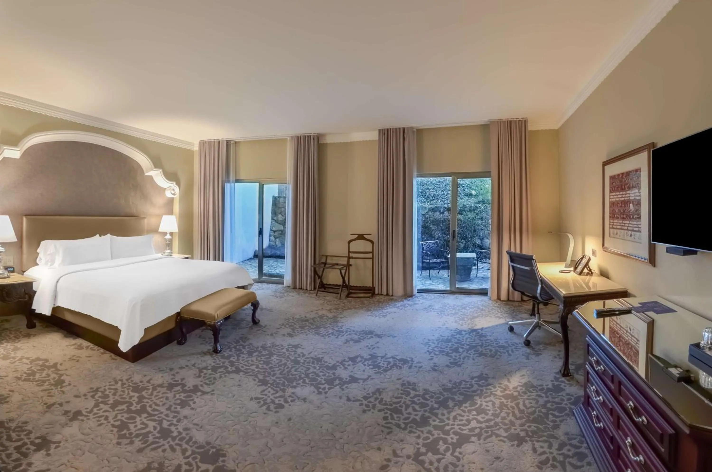 View (from property/room), Bed in Hilton Guatemala City, Guatemala