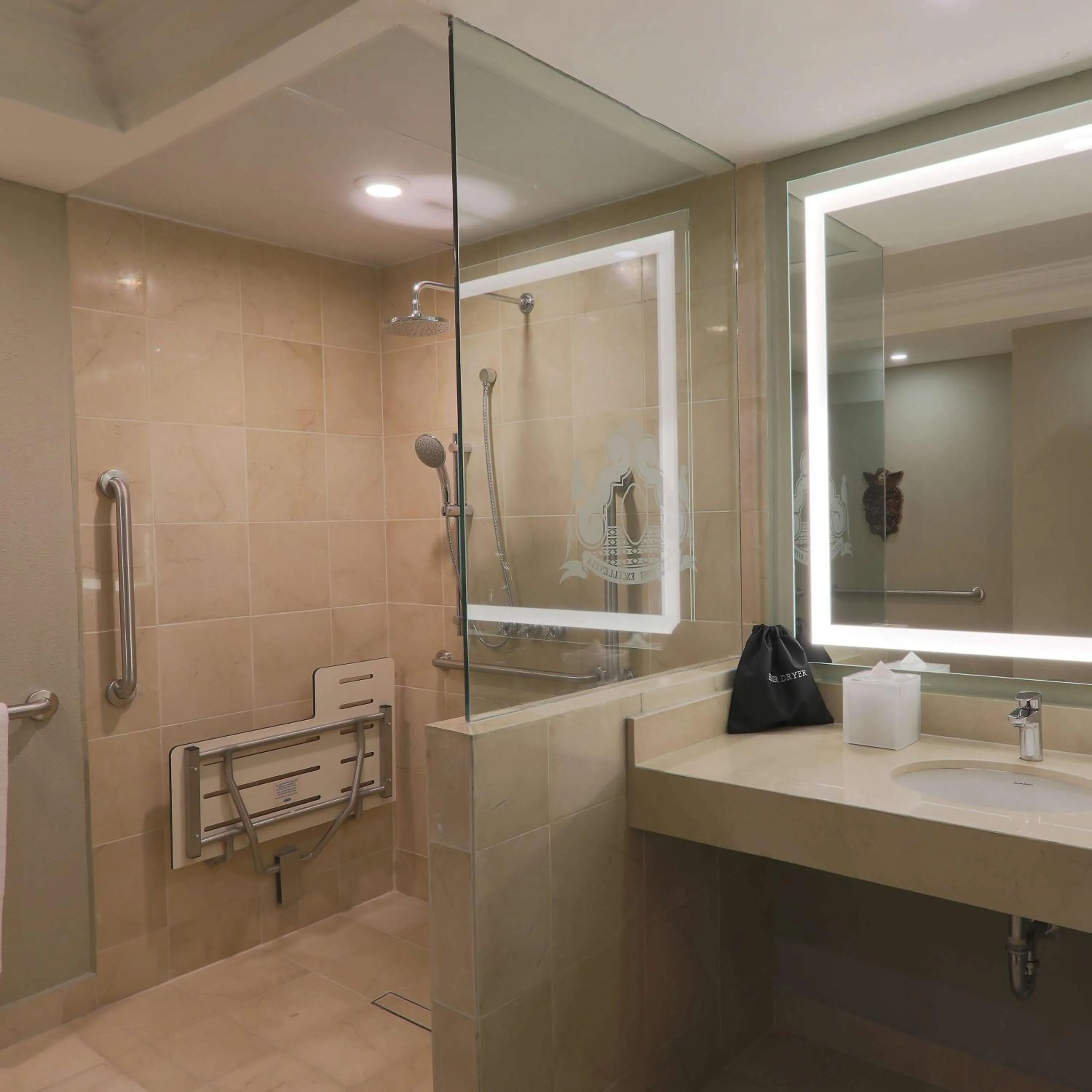 Bathroom in Hilton Guatemala City, Guatemala